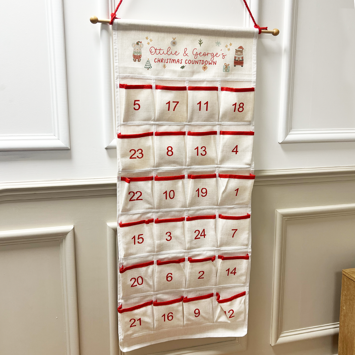 Personalised Christmas Advent Calendar