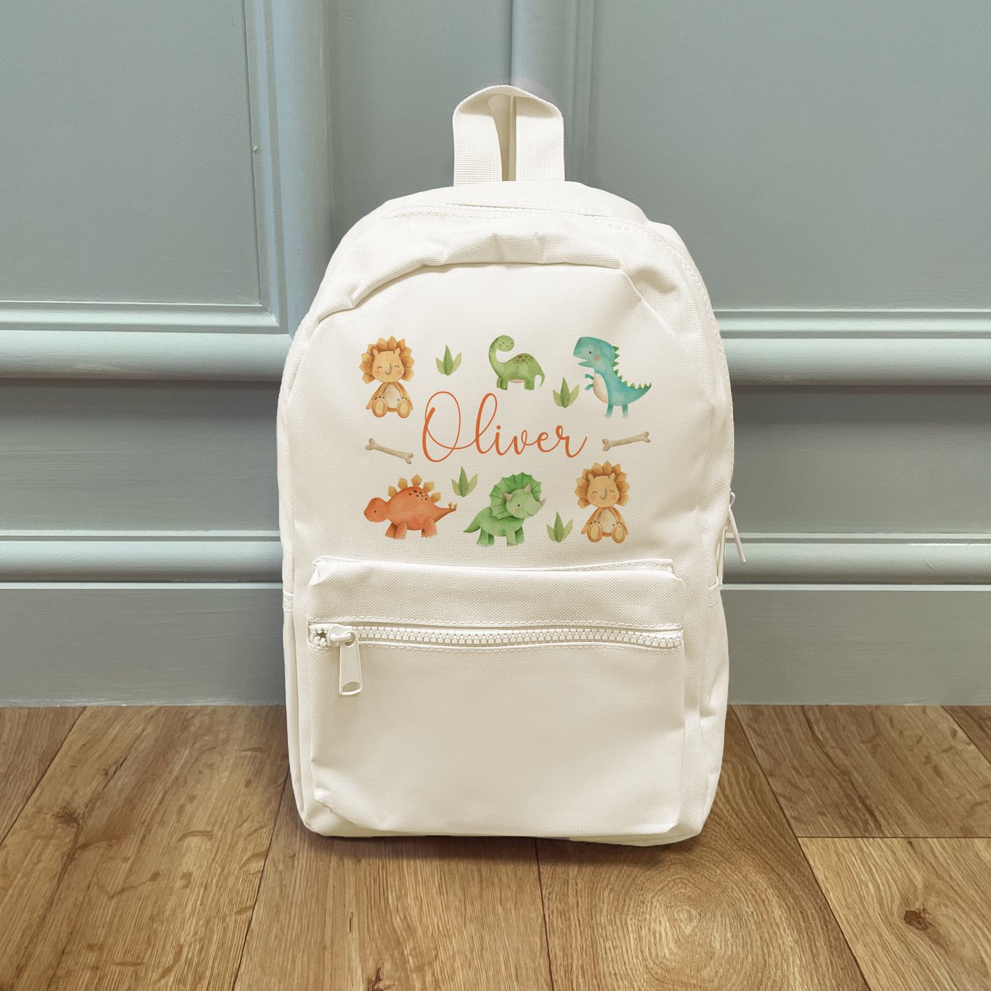 Personalised Dinosaur Backpack