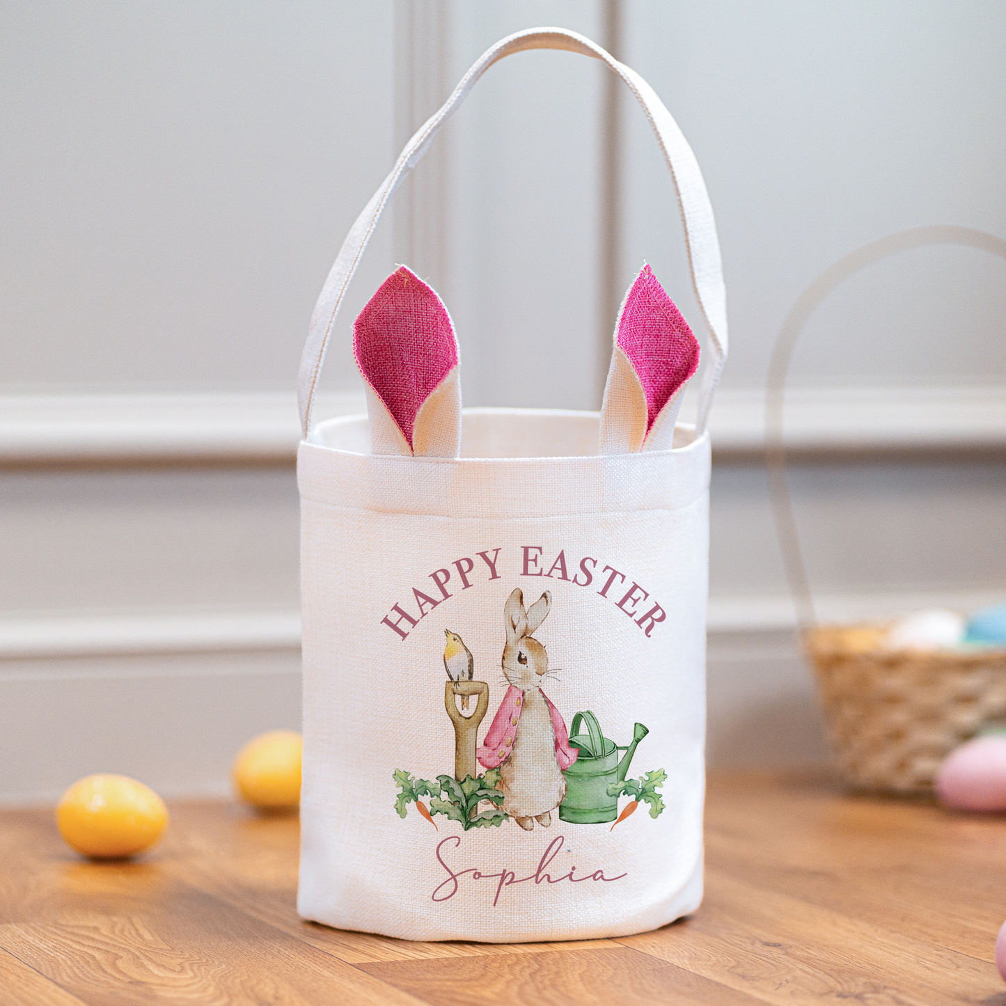 Personalised Easter Bunny Basket