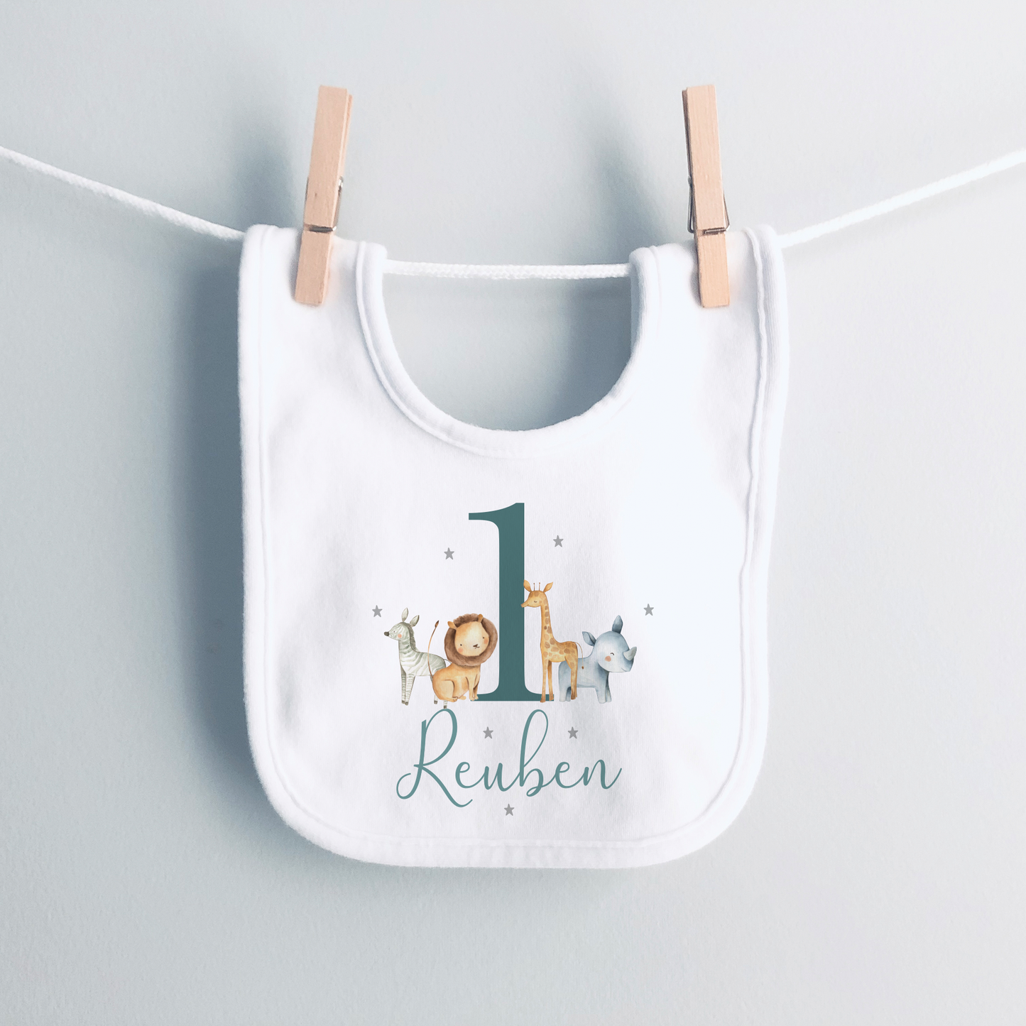 Personalised First Birthday Jungle T-Shirt & Baby Vest