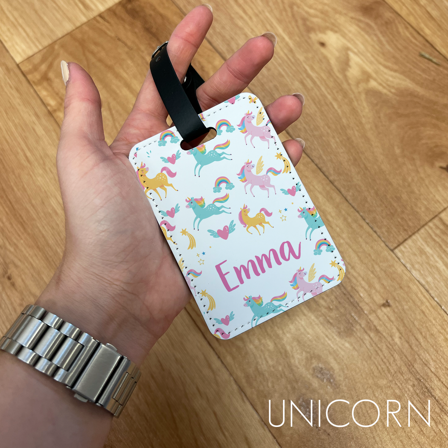 Personalised School Bag Tags