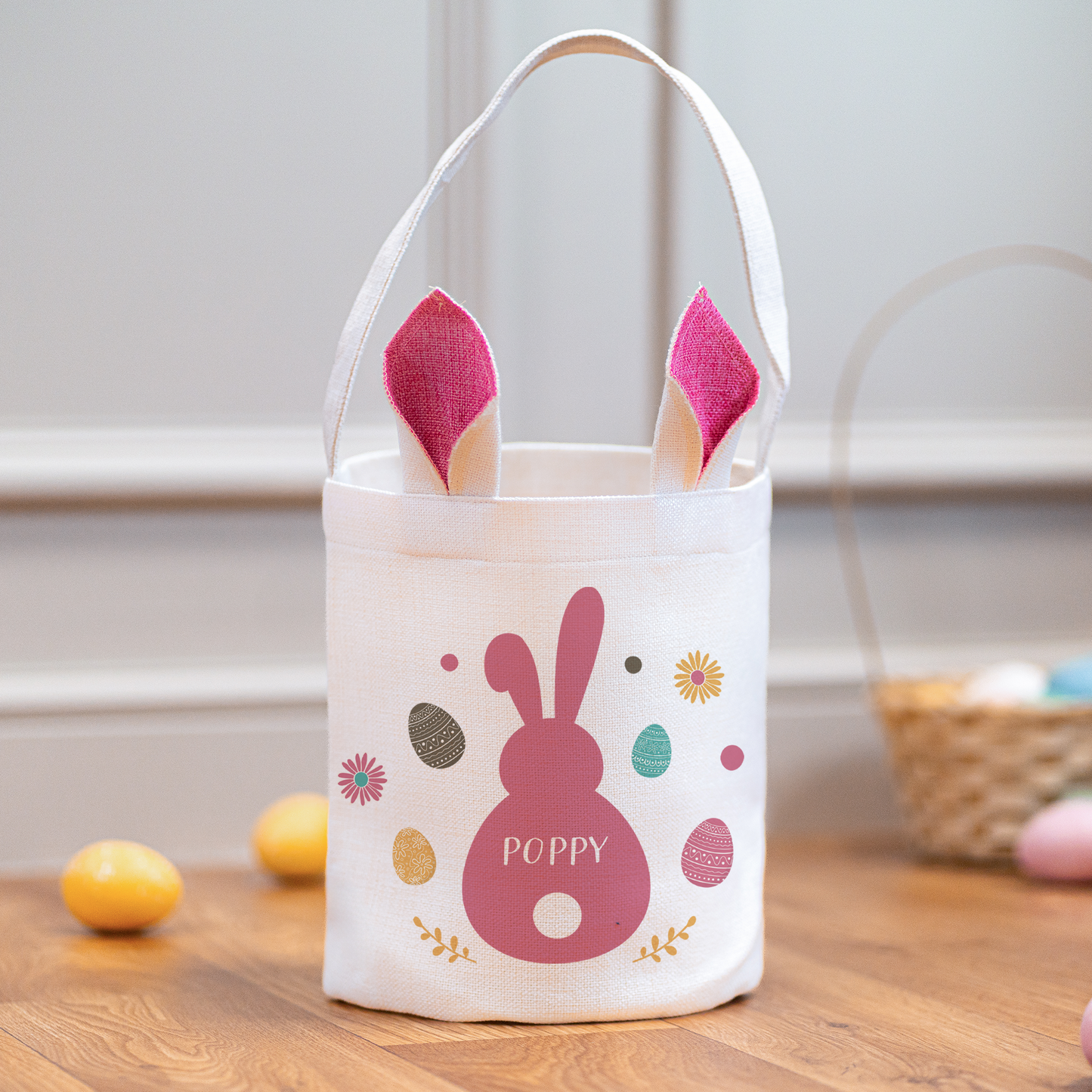 Personalised Easter Bunny Basket