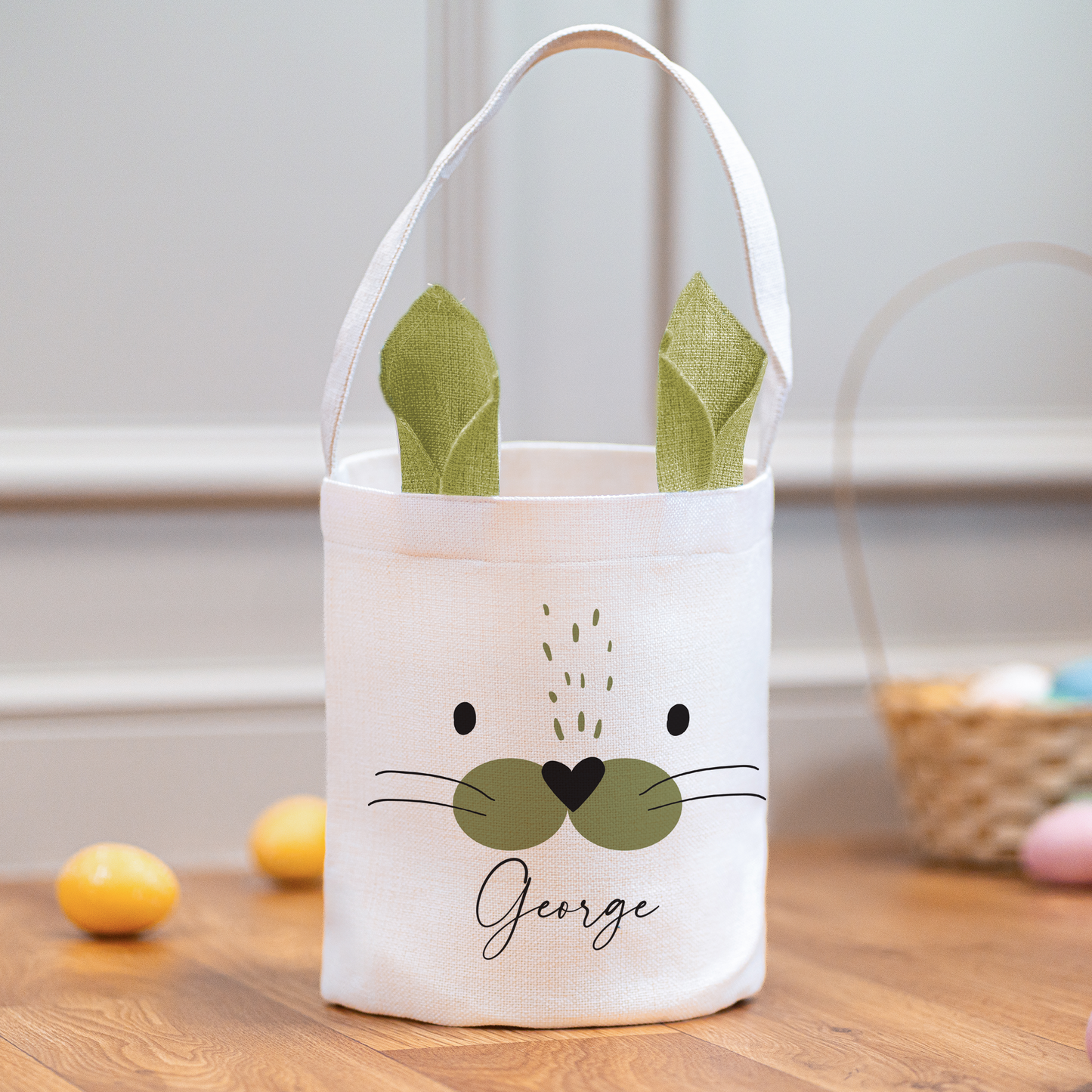 Personalised Easter Bunny Basket