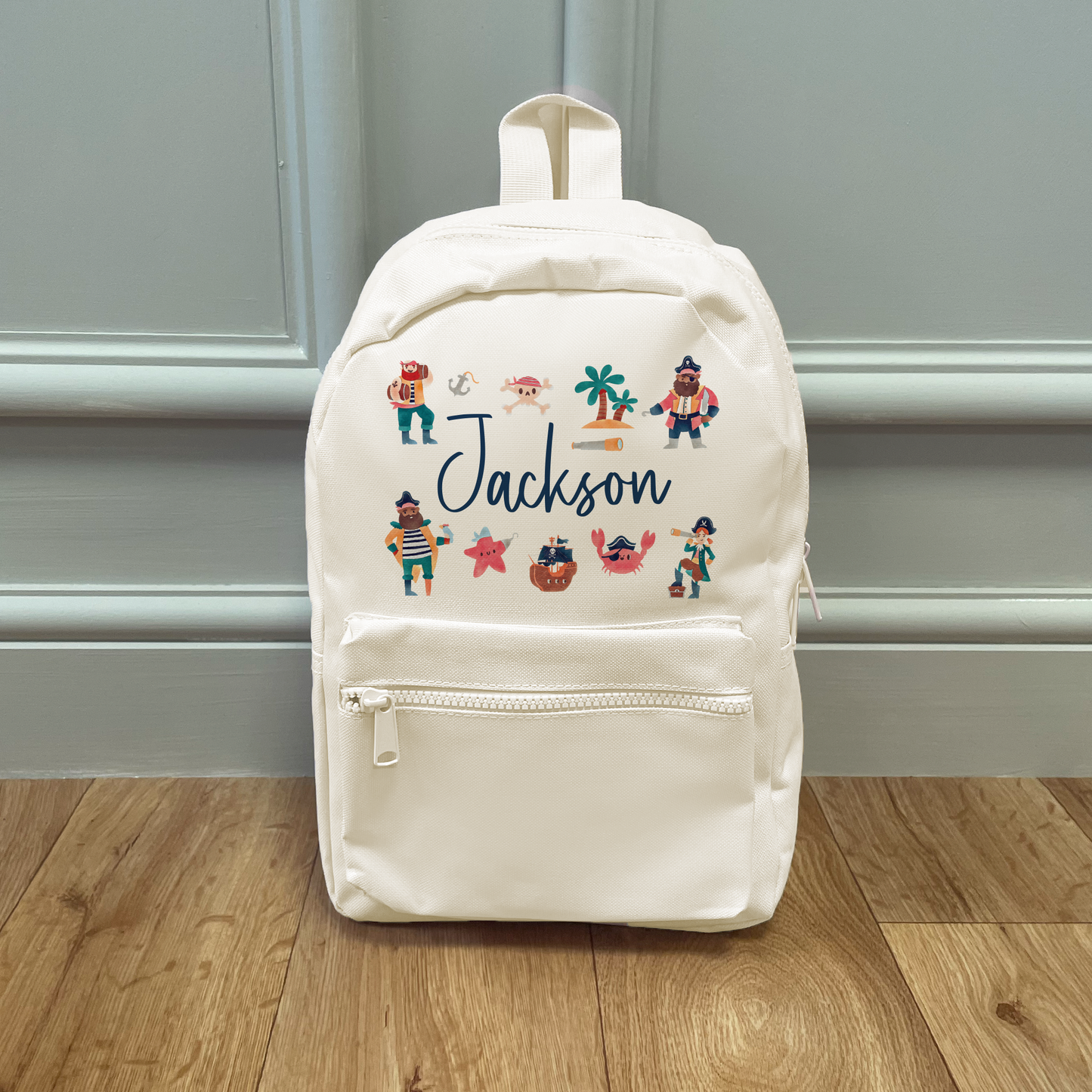 Personalised Pirate Backpack