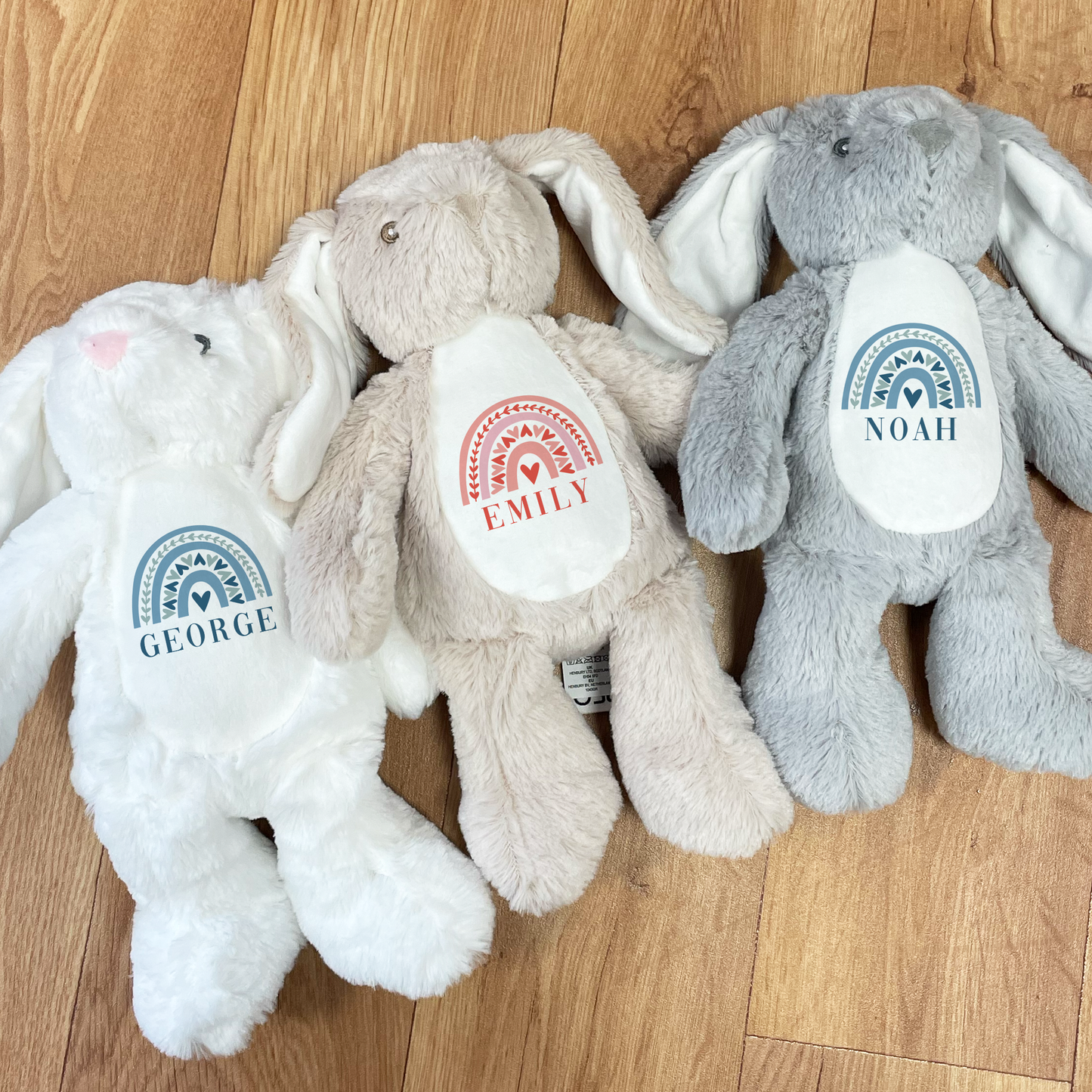 Personalised Rainbow Bunny Rabbit
