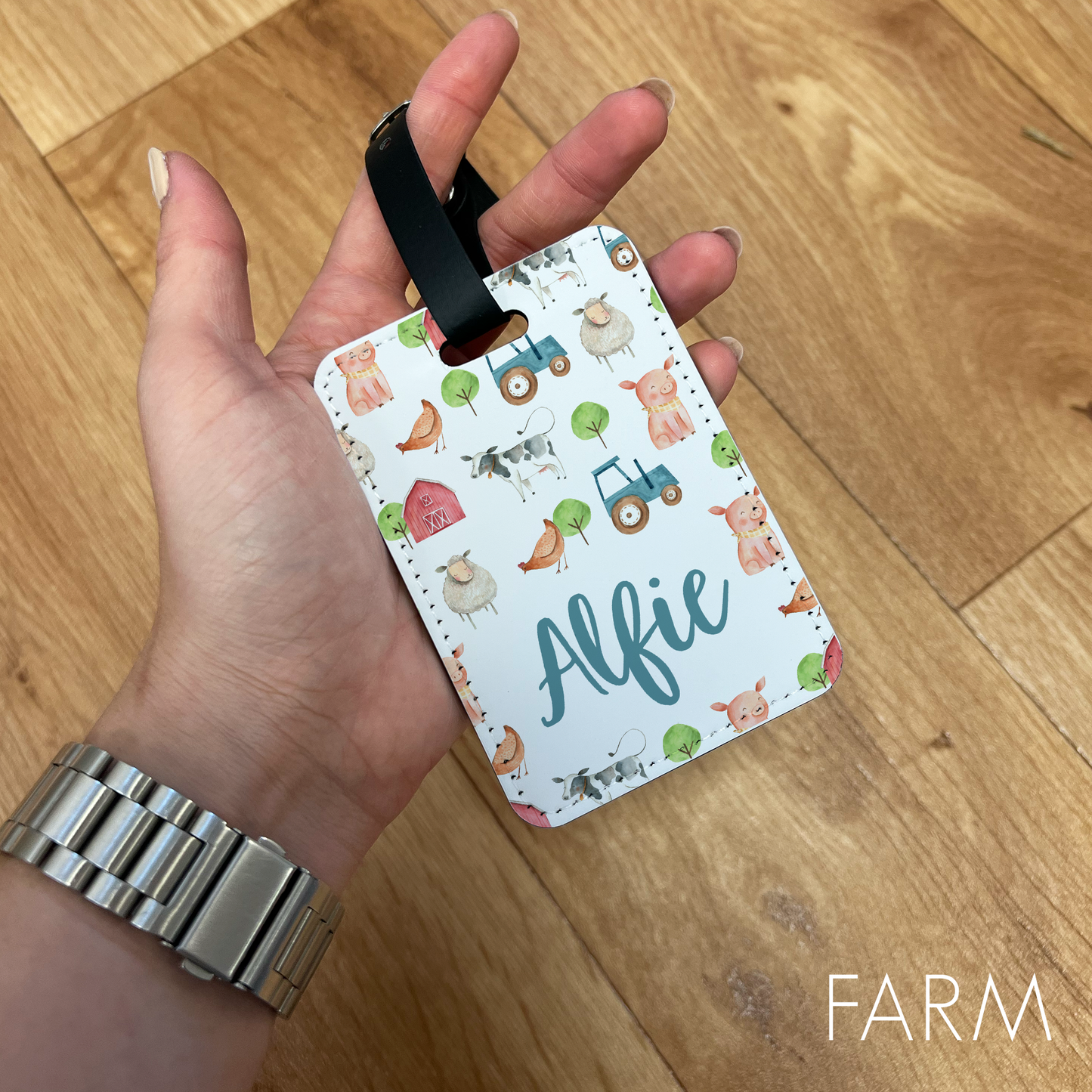 Personalised School Bag Tags