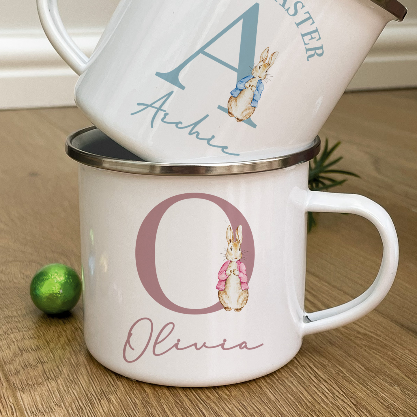 Personalised Bunny Easter Mug