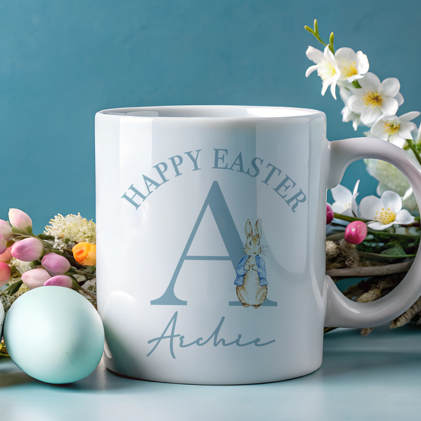 Personalised Bunny Easter Mug