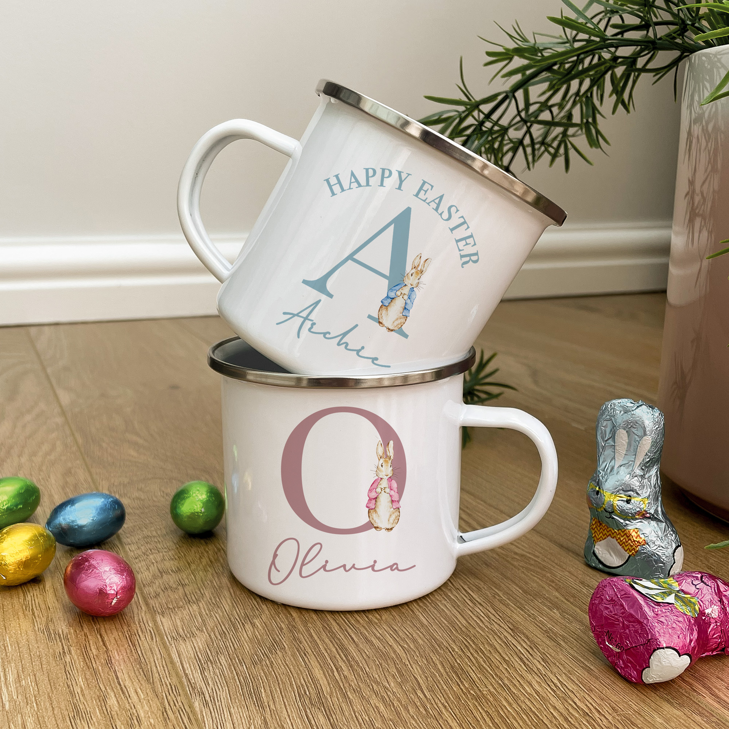 Personalised Bunny Easter Mug