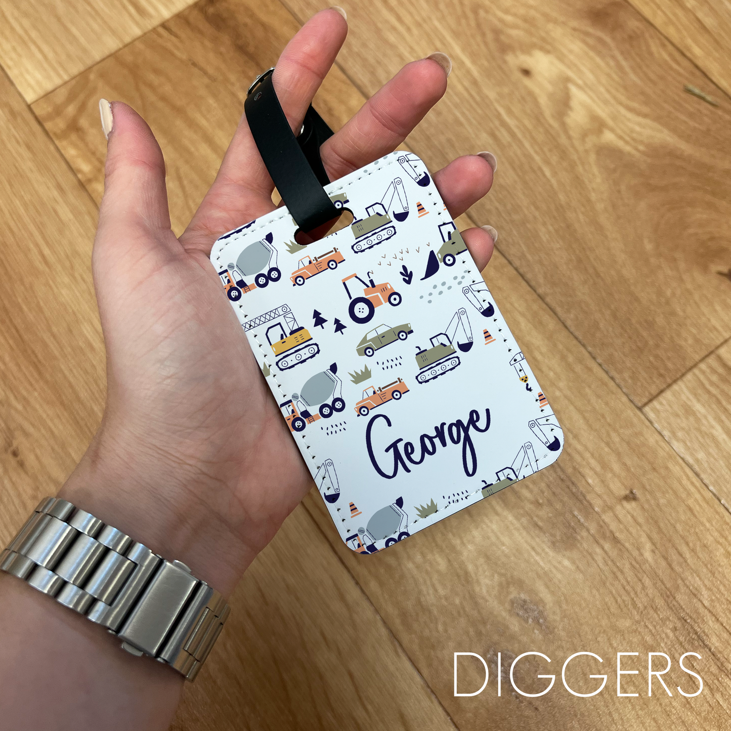 Personalised School Bag Tags