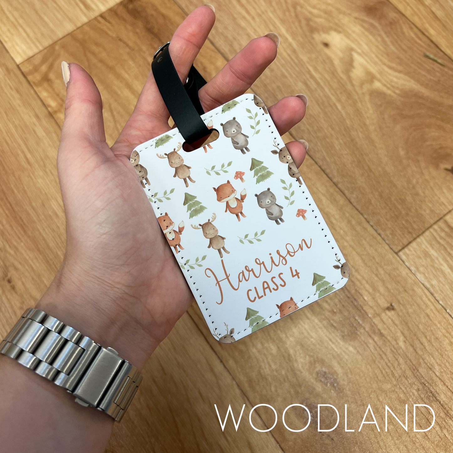 Personalised School Bag Tags
