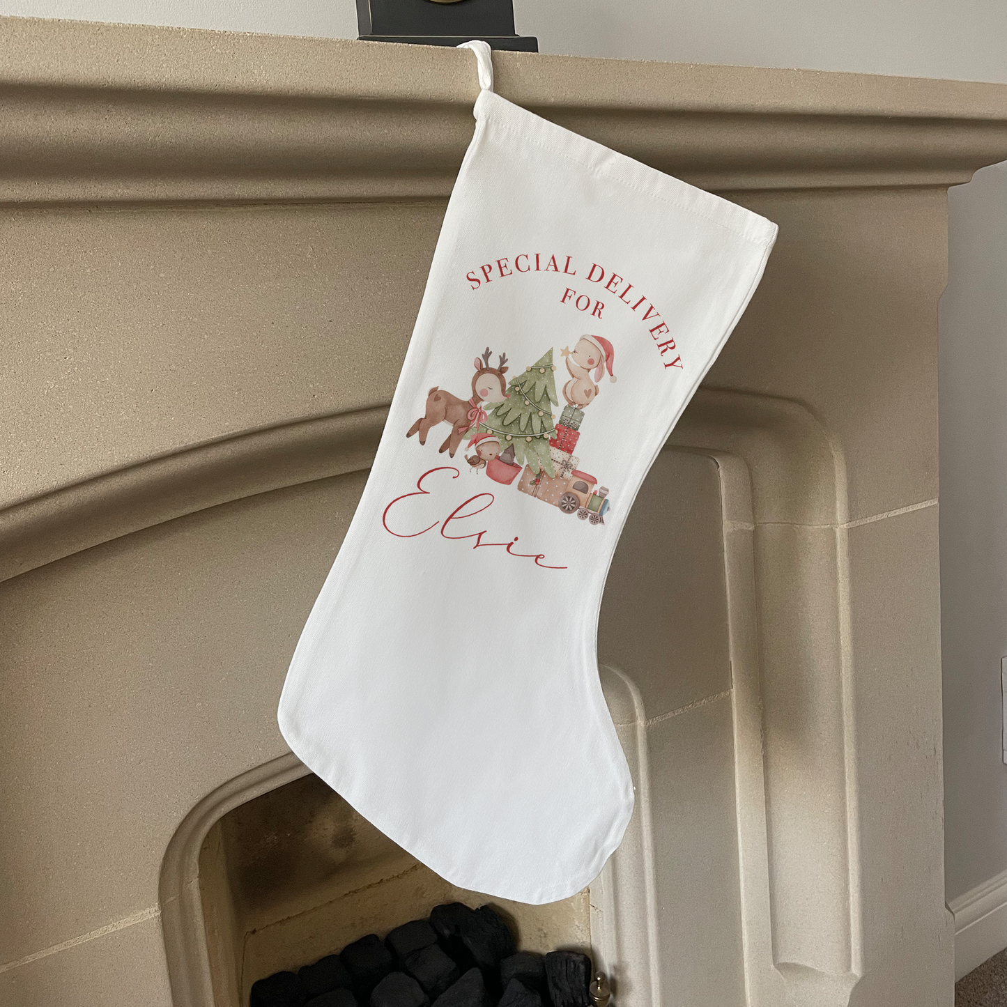 Personalised Woodland Stocking