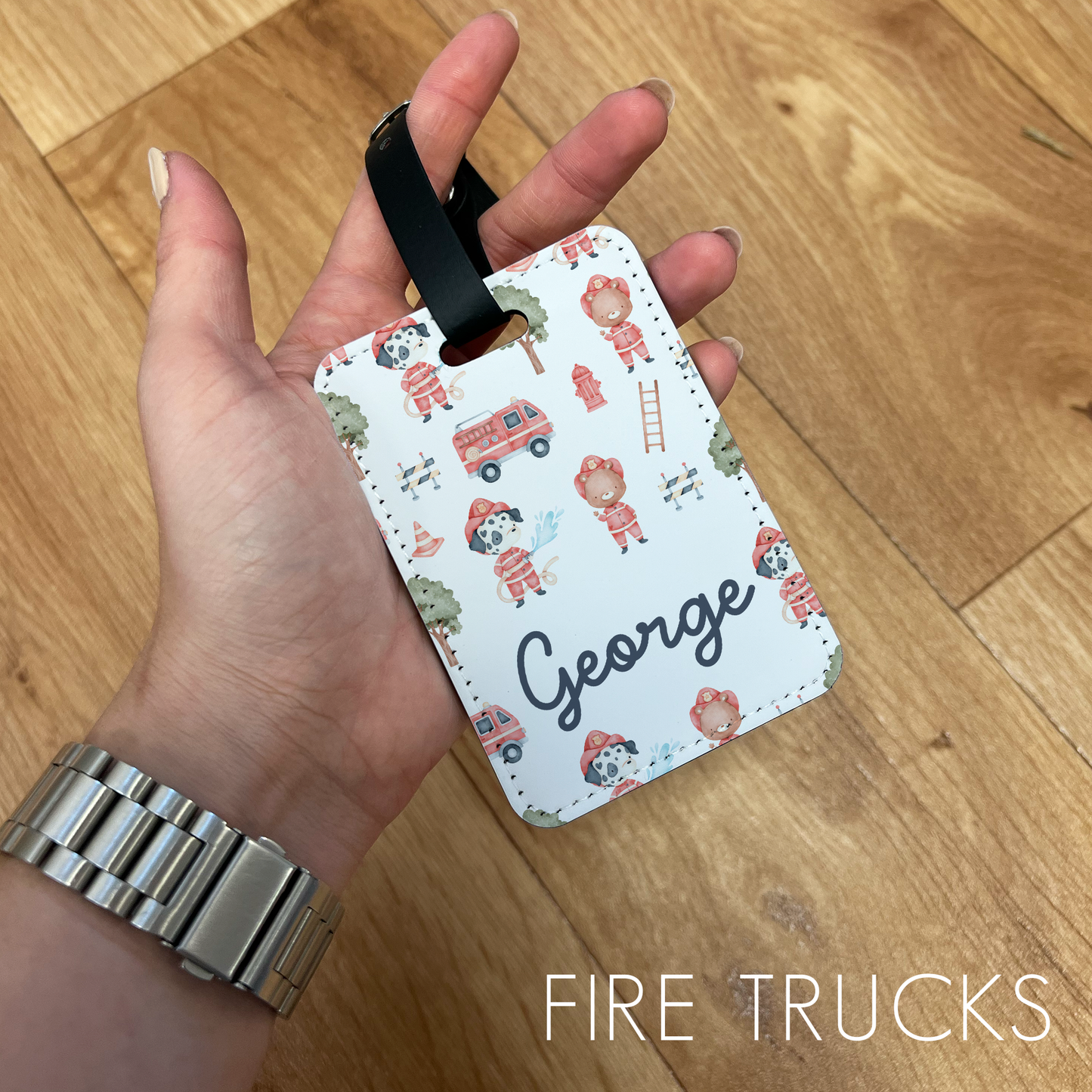 Personalised School Bag Tags