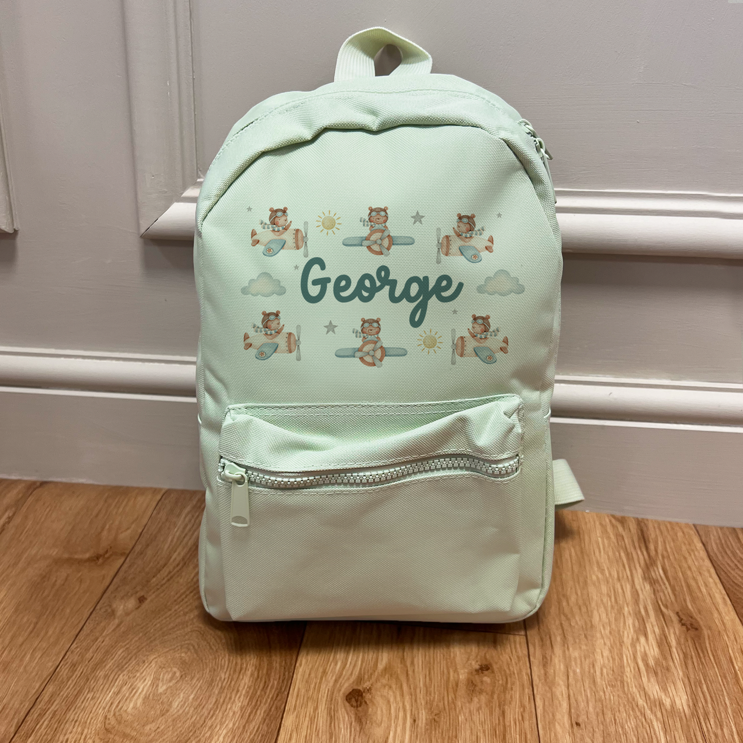 Personalised Plane Backpack