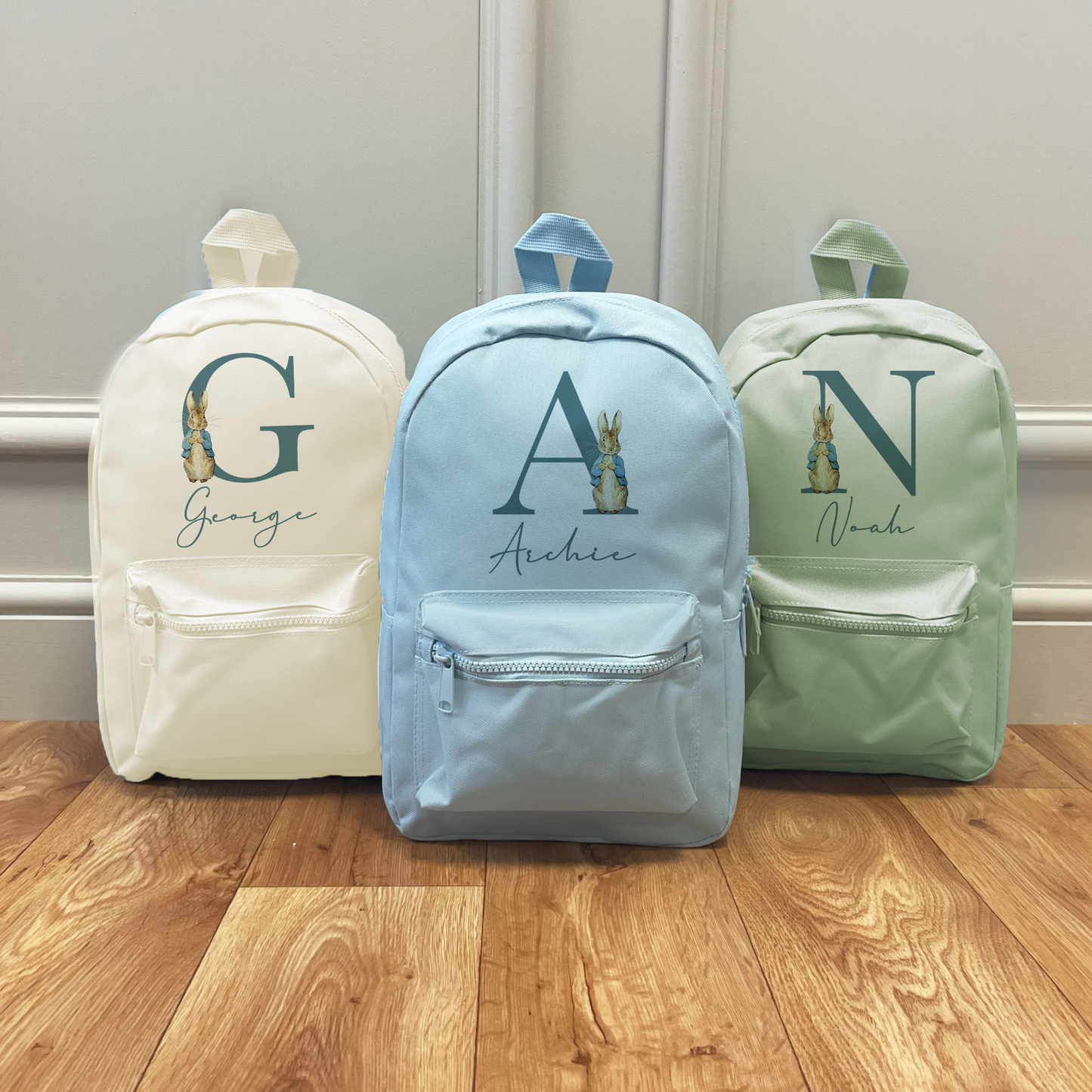 Personalised Bunny Backpacks