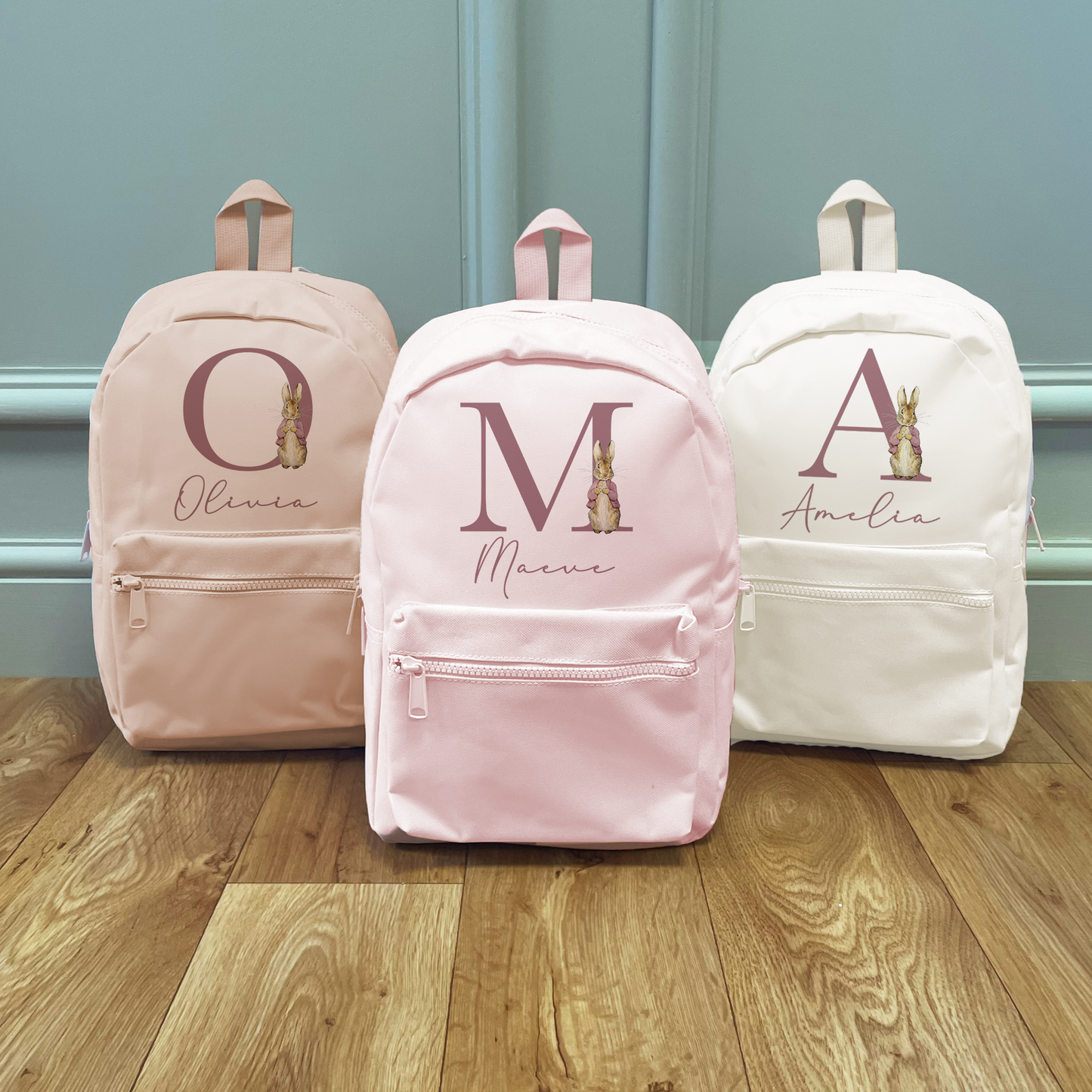 Personalised Bunny Backpacks
