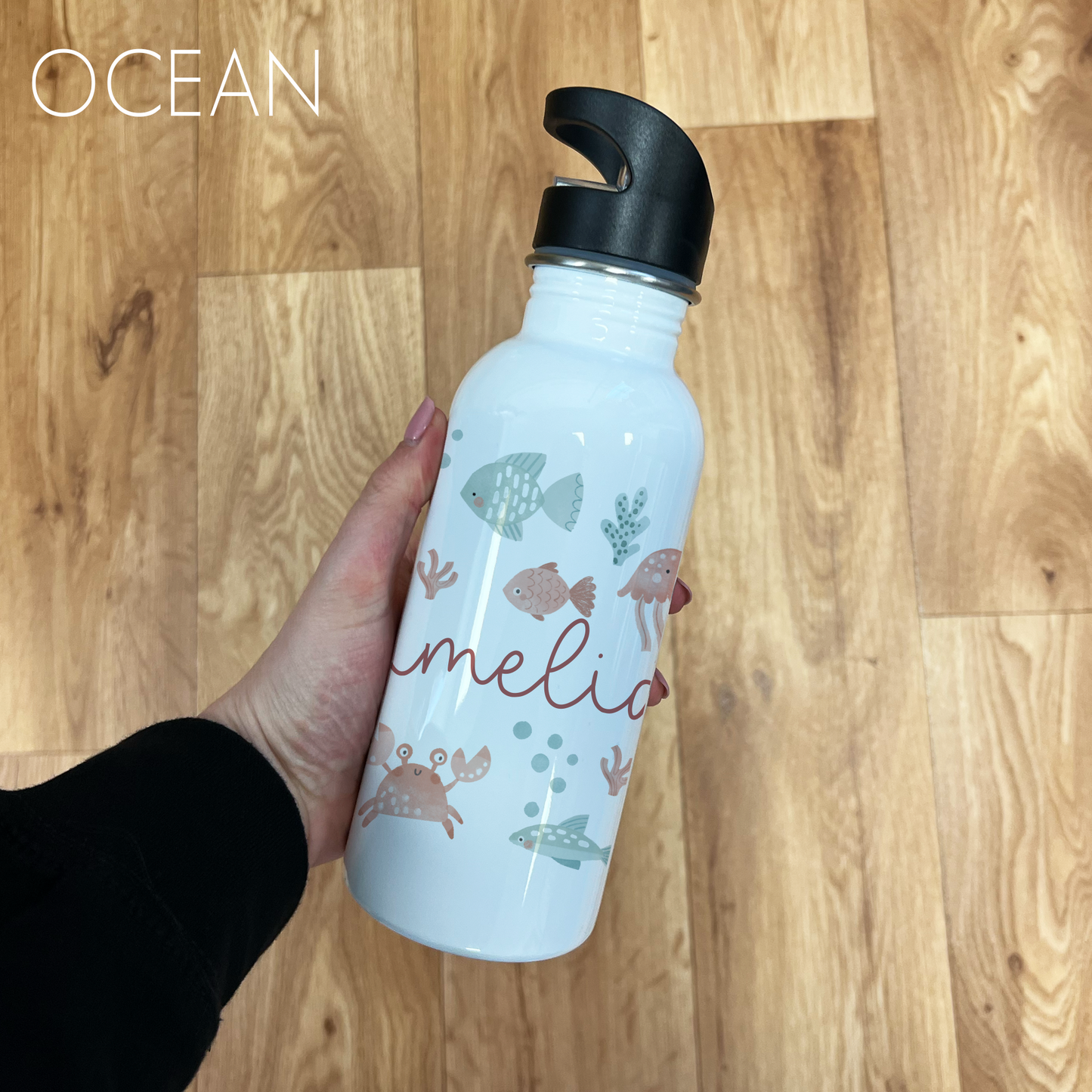 Personalised Girls Water Bottle