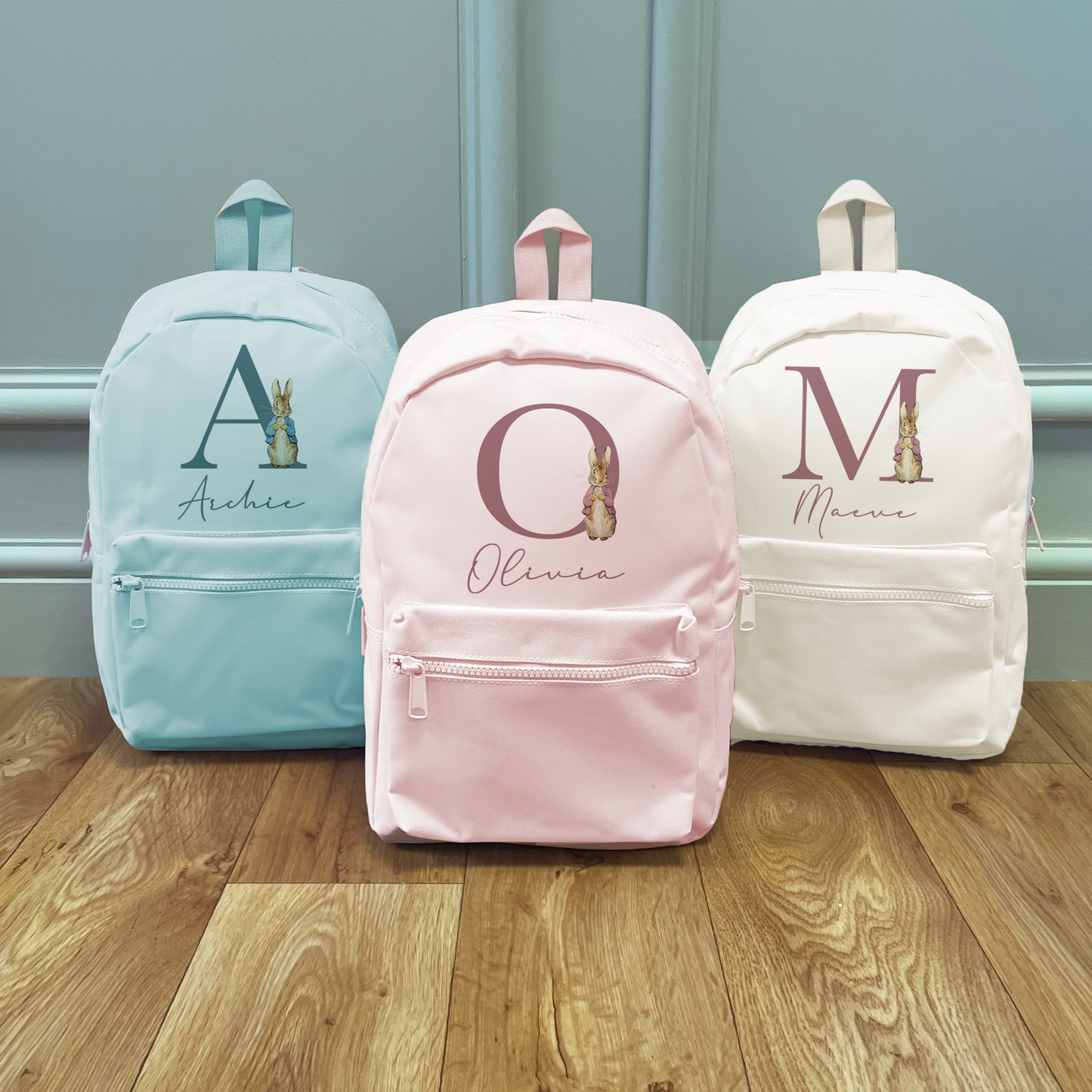 Personalised Bunny Backpacks