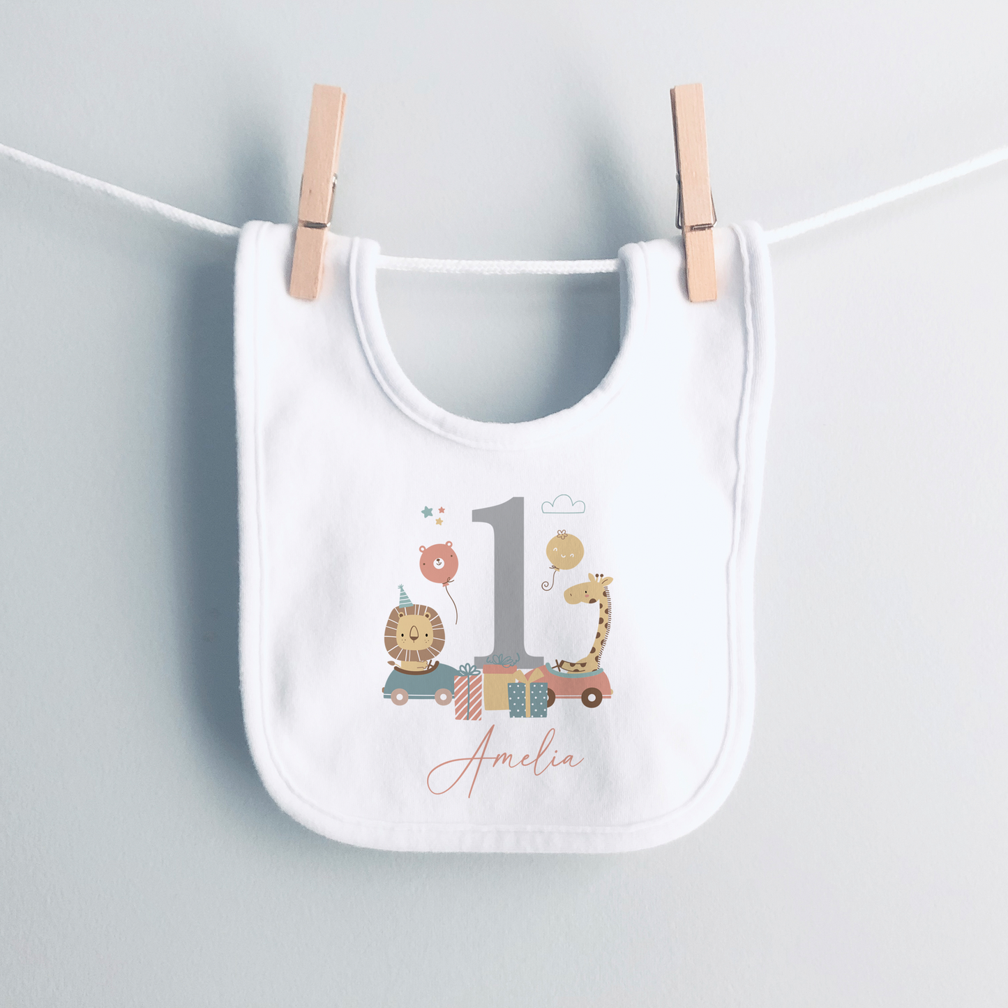 Personalised Jungle Birthday T-Shirt & Baby Vest