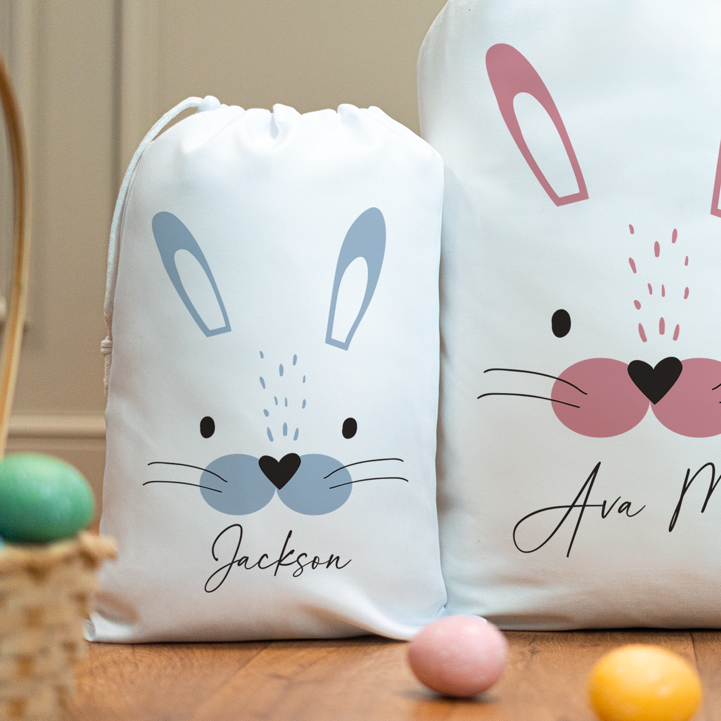 Personalised Easter Rabbit Easter Sacks