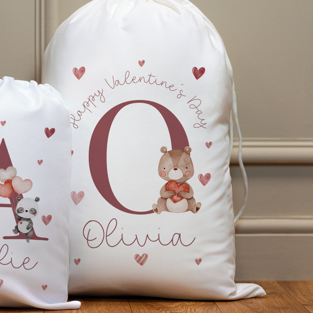 Personalised Valentine's Day Sack