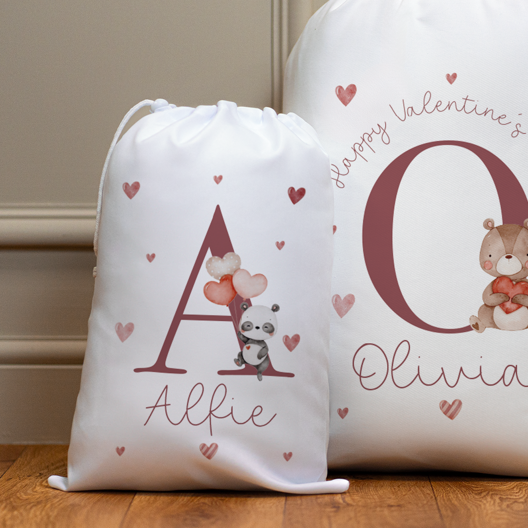 Personalised Valentine's Day Sack