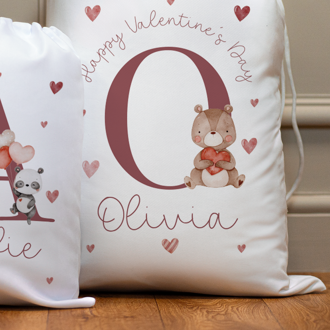 Personalised Valentine's Day Sack