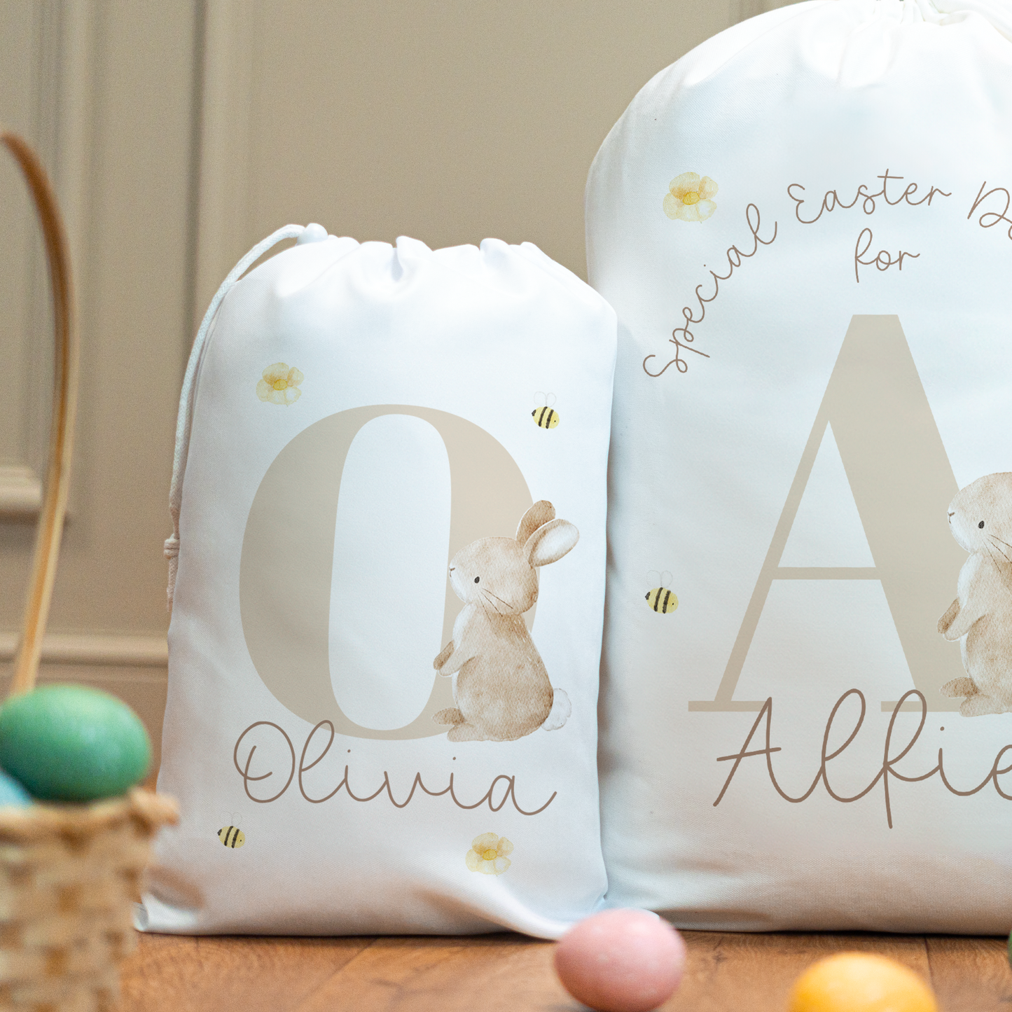 Personalised Easter Bunny Sacks