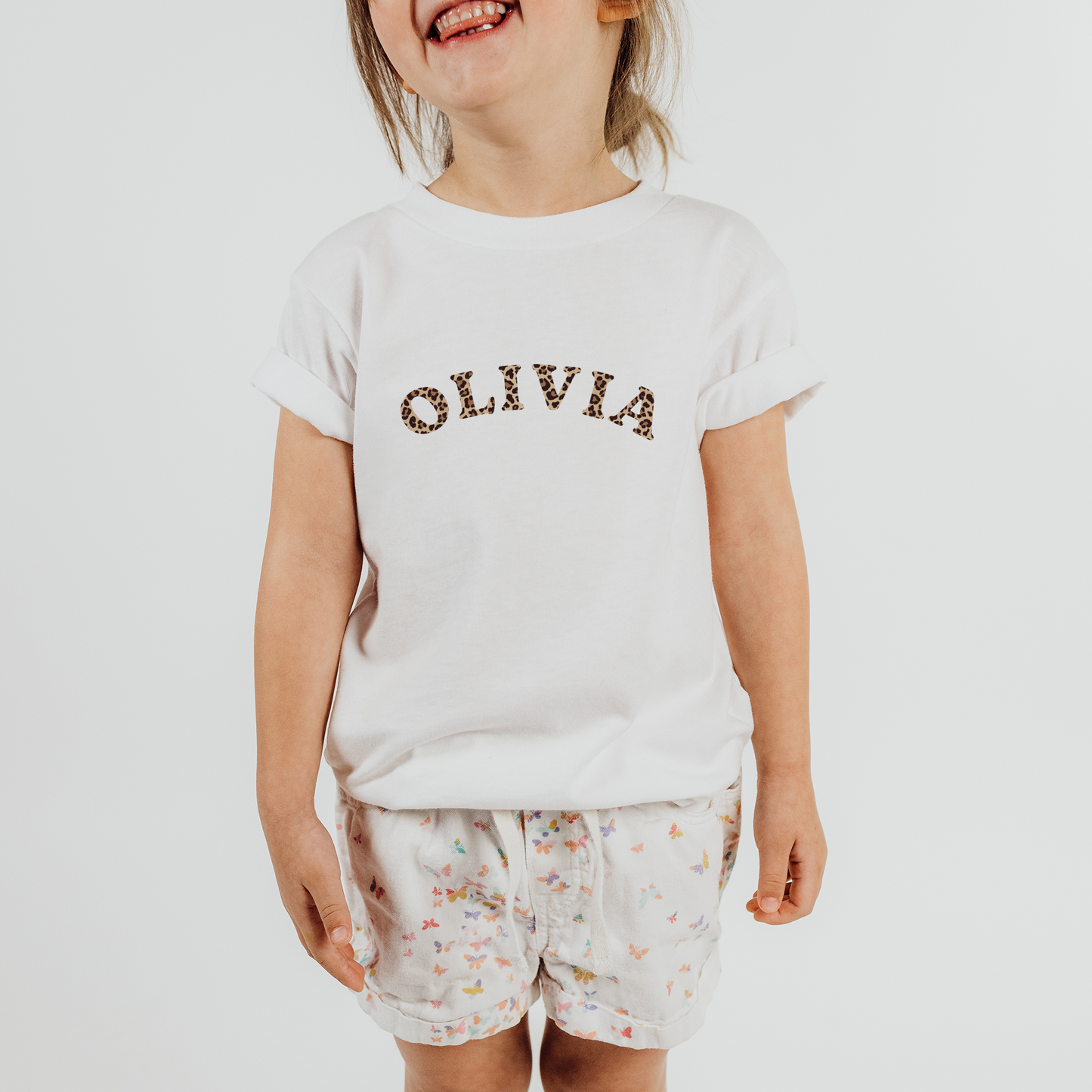 Personalised Leopard Print Name Sweatshirt