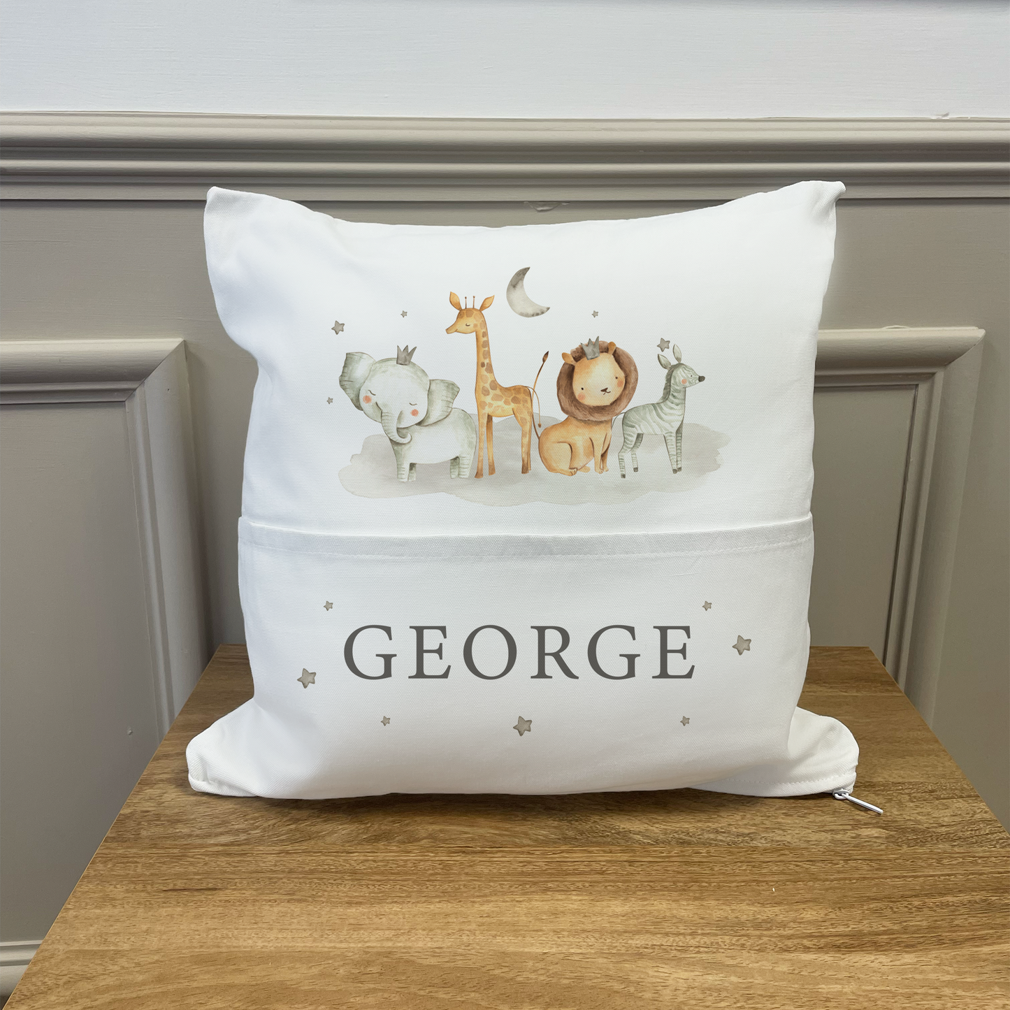 Personalised Bedtime Story Jungle Cushion