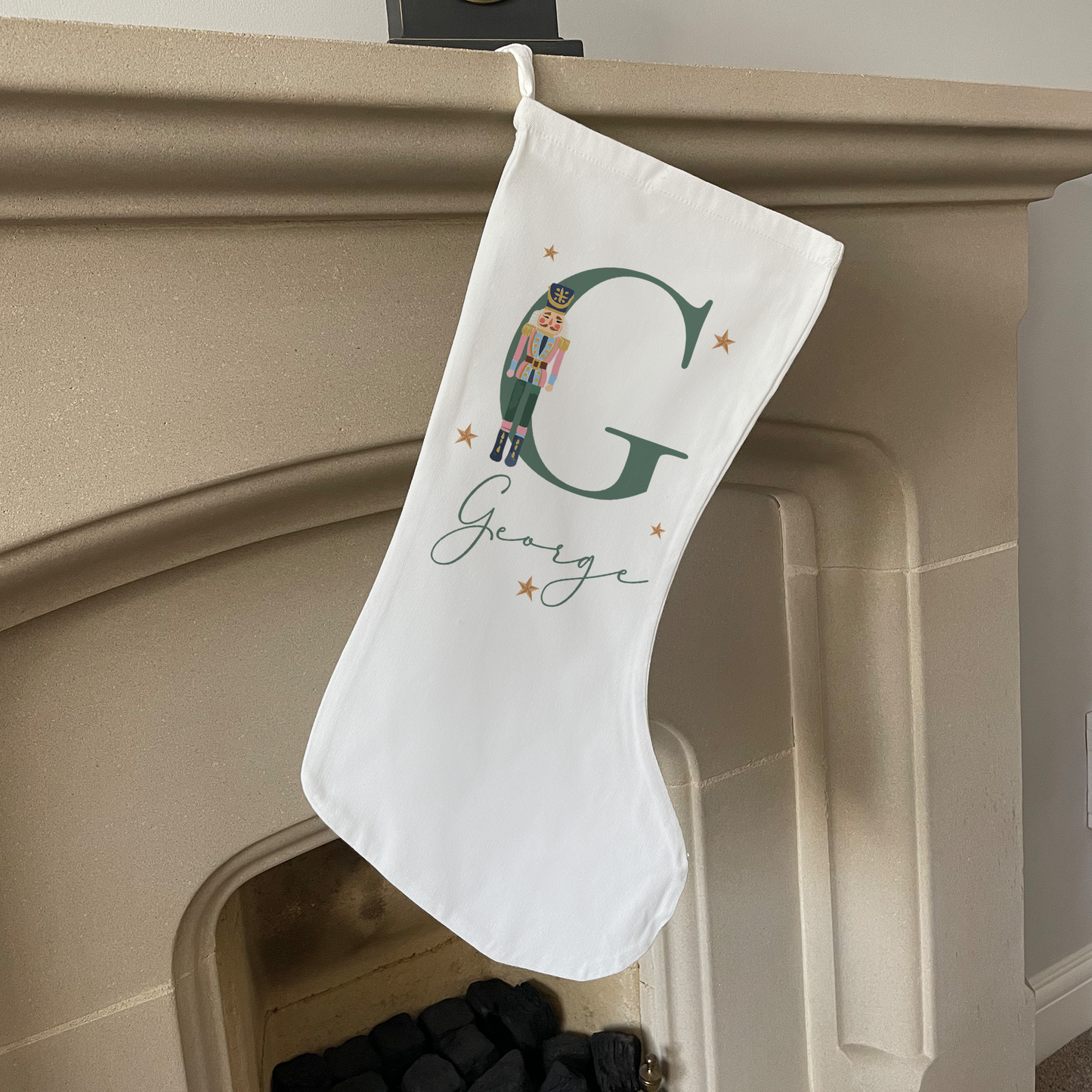 Personalised Ballerina & Nutcracker Christmas Stockings