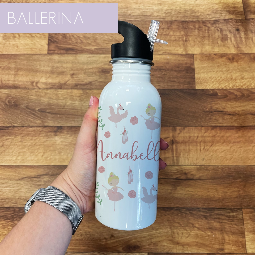 Personalised Girls Water Bottle