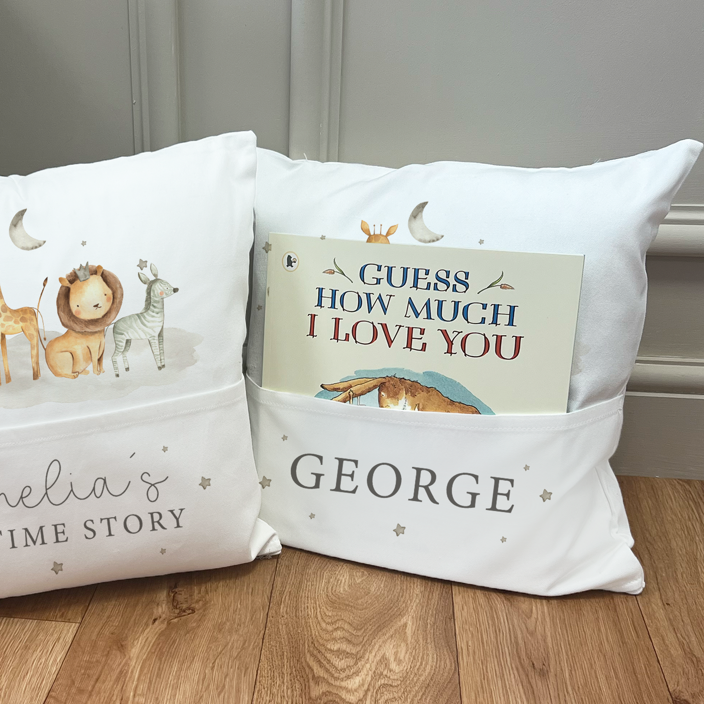 Personalised Bedtime Story Jungle Cushion