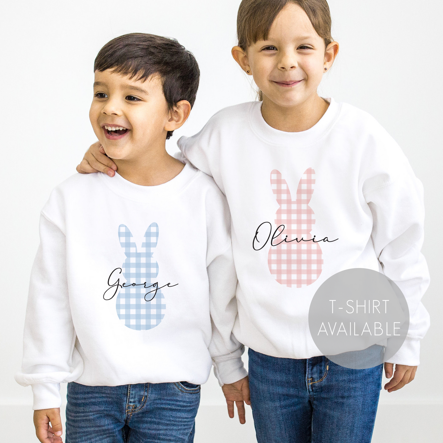 Personalised Kids & Adults Easter Bunny Sweatshirt