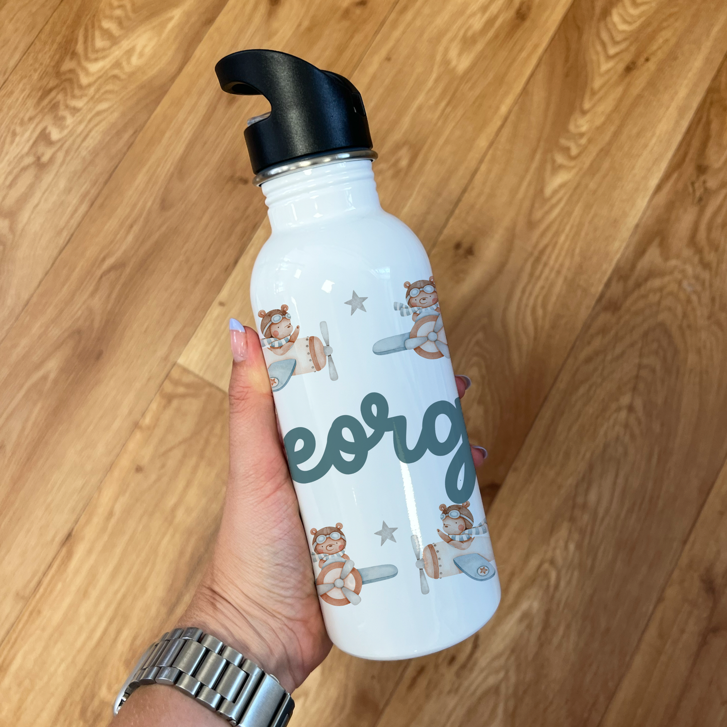 Personalised Boys Water Bottle