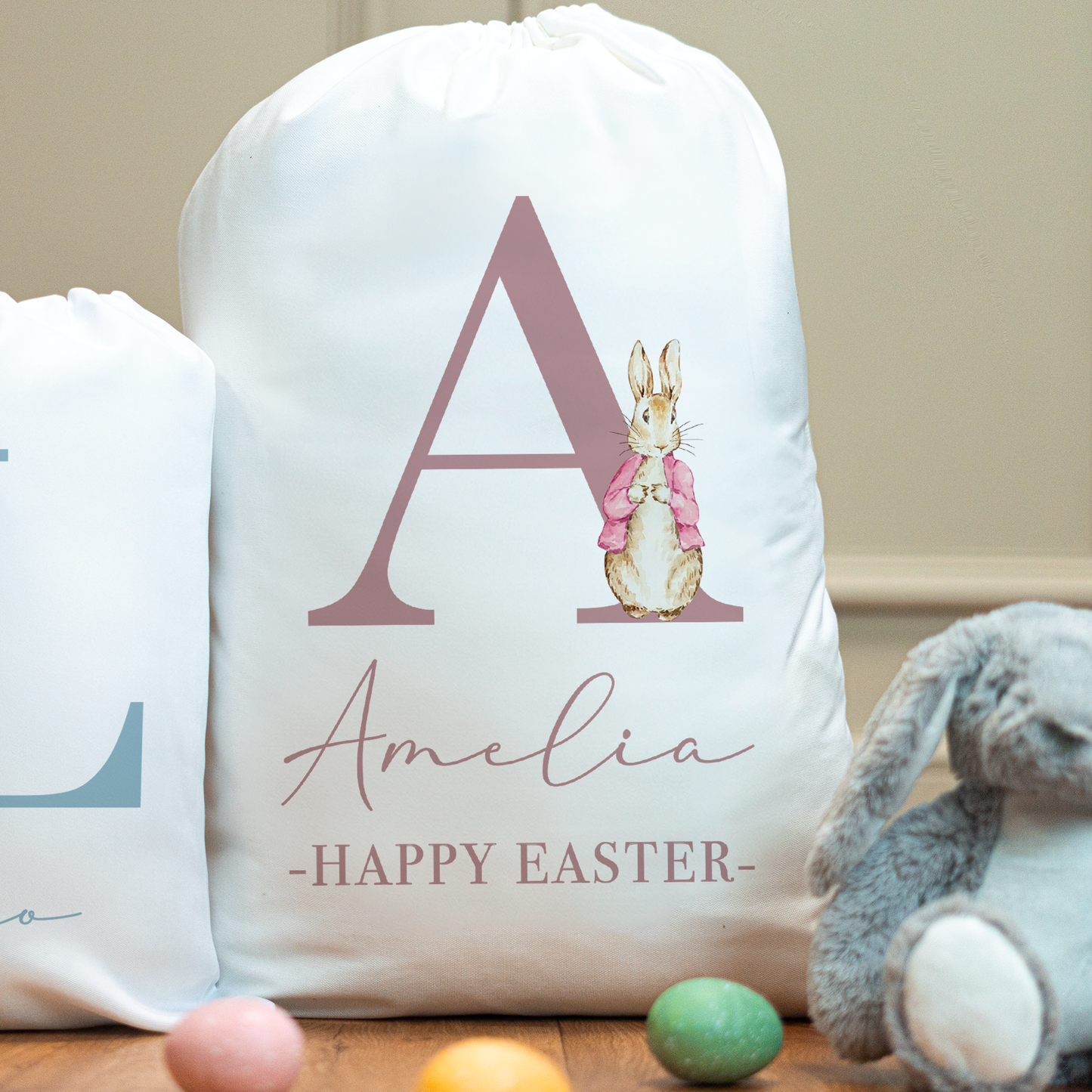 Personalised Easter Rabbit Easter Sacks