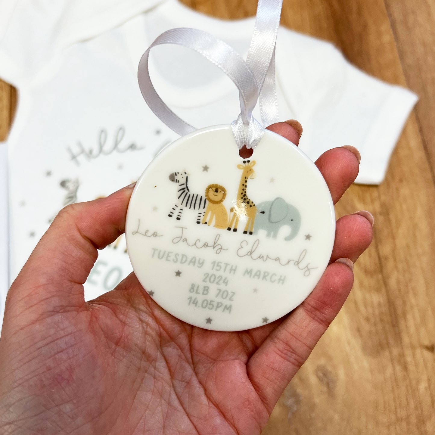 Personalised New Baby Letterbox Gift Set