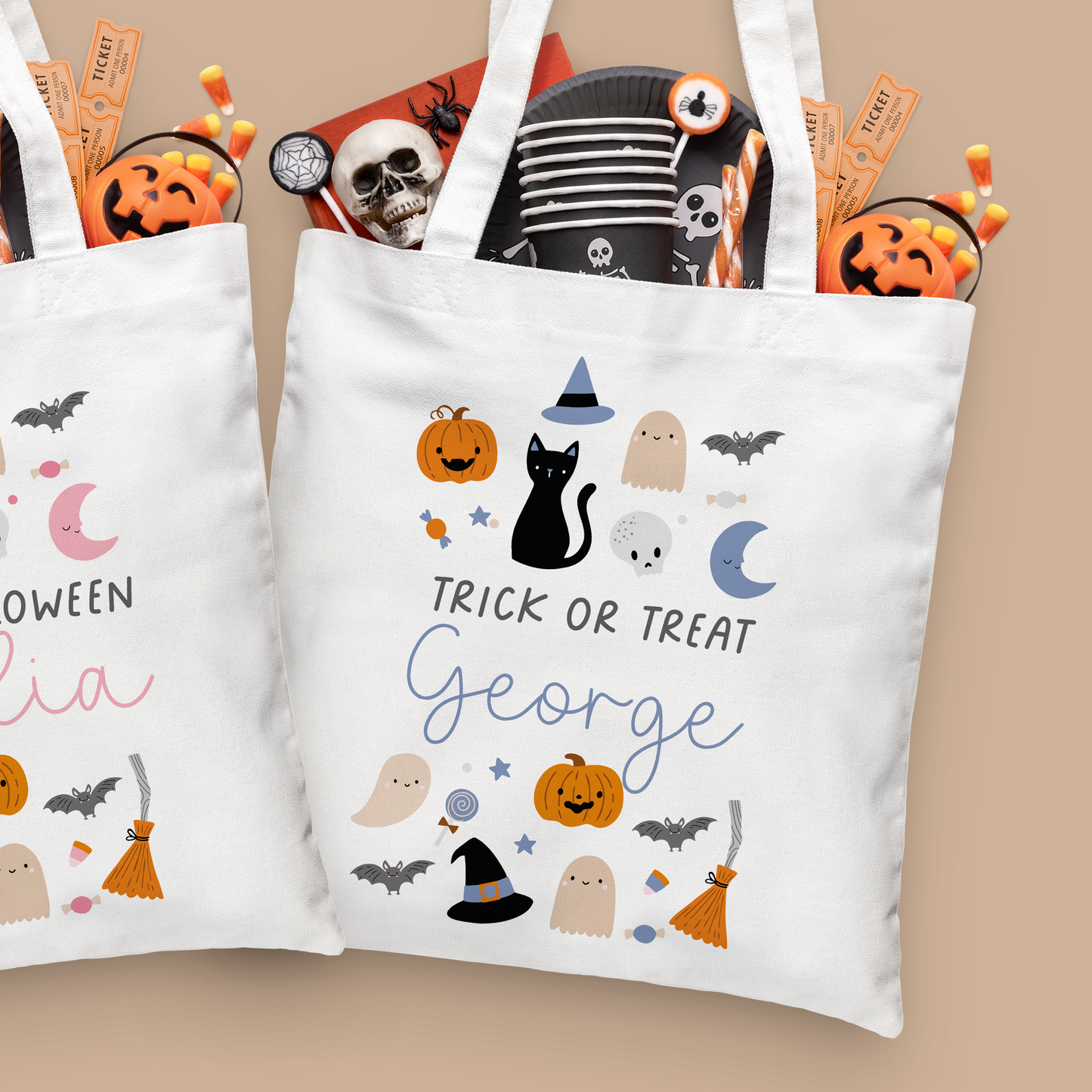 Personalised Halloween Gift Bags