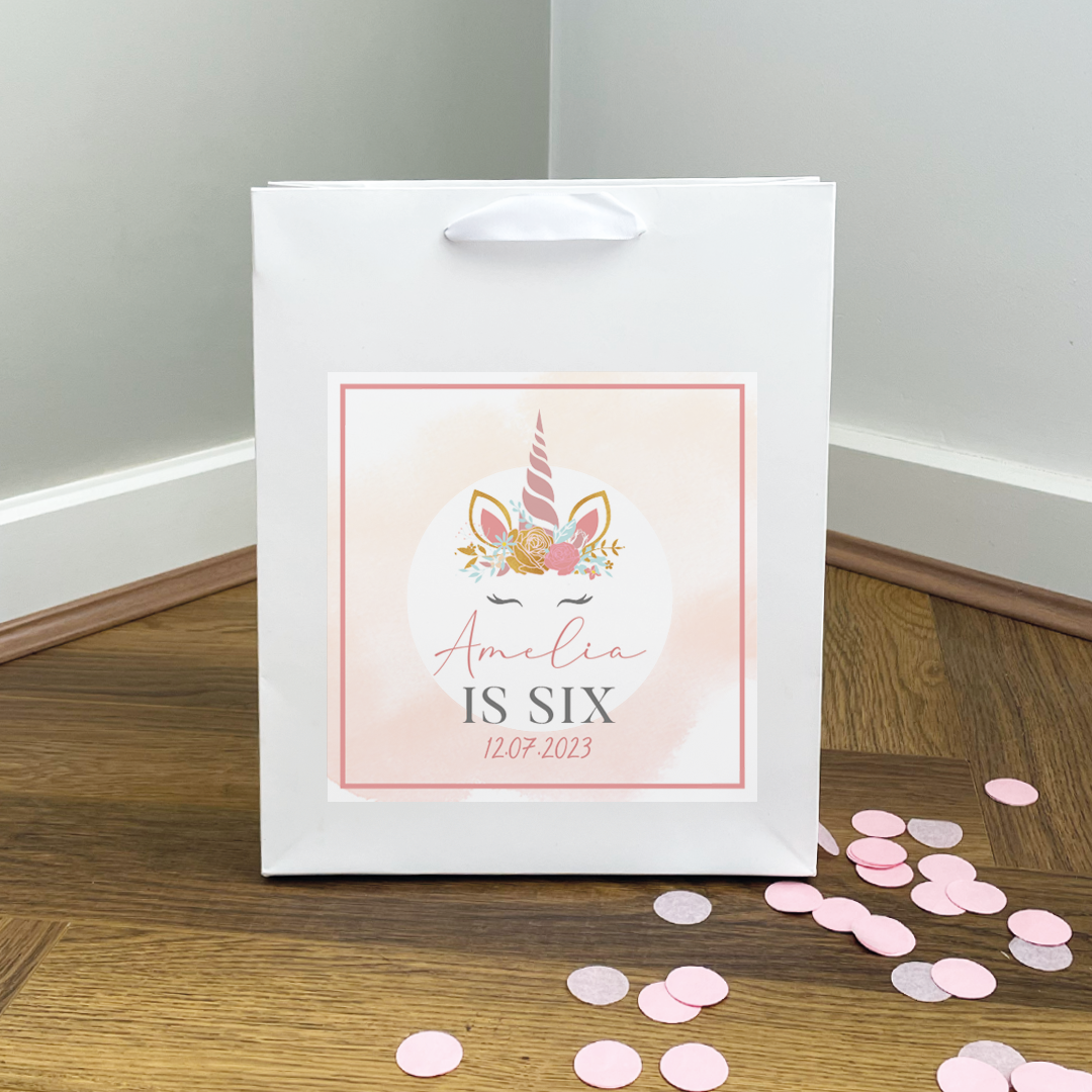 Personalised gift bags for birthdays sale