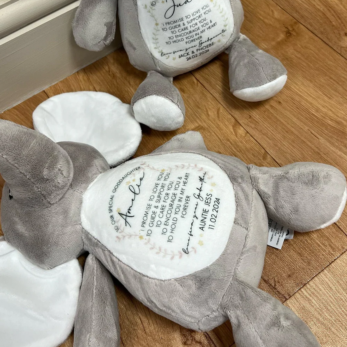 Personalised Godchild Elephant