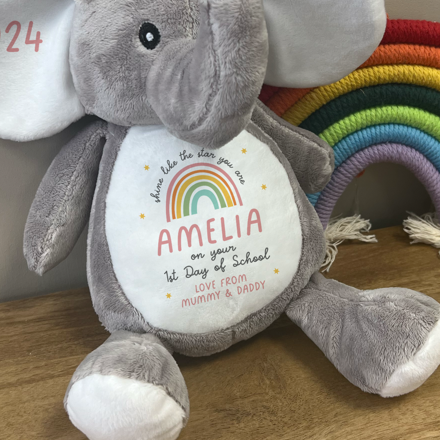 Personalised First Day Elephant