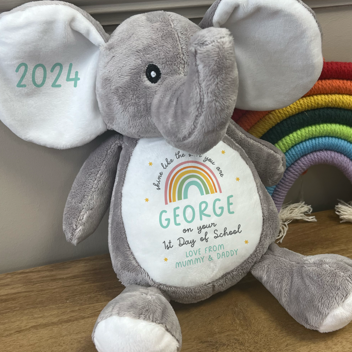 Personalised First Day Elephant
