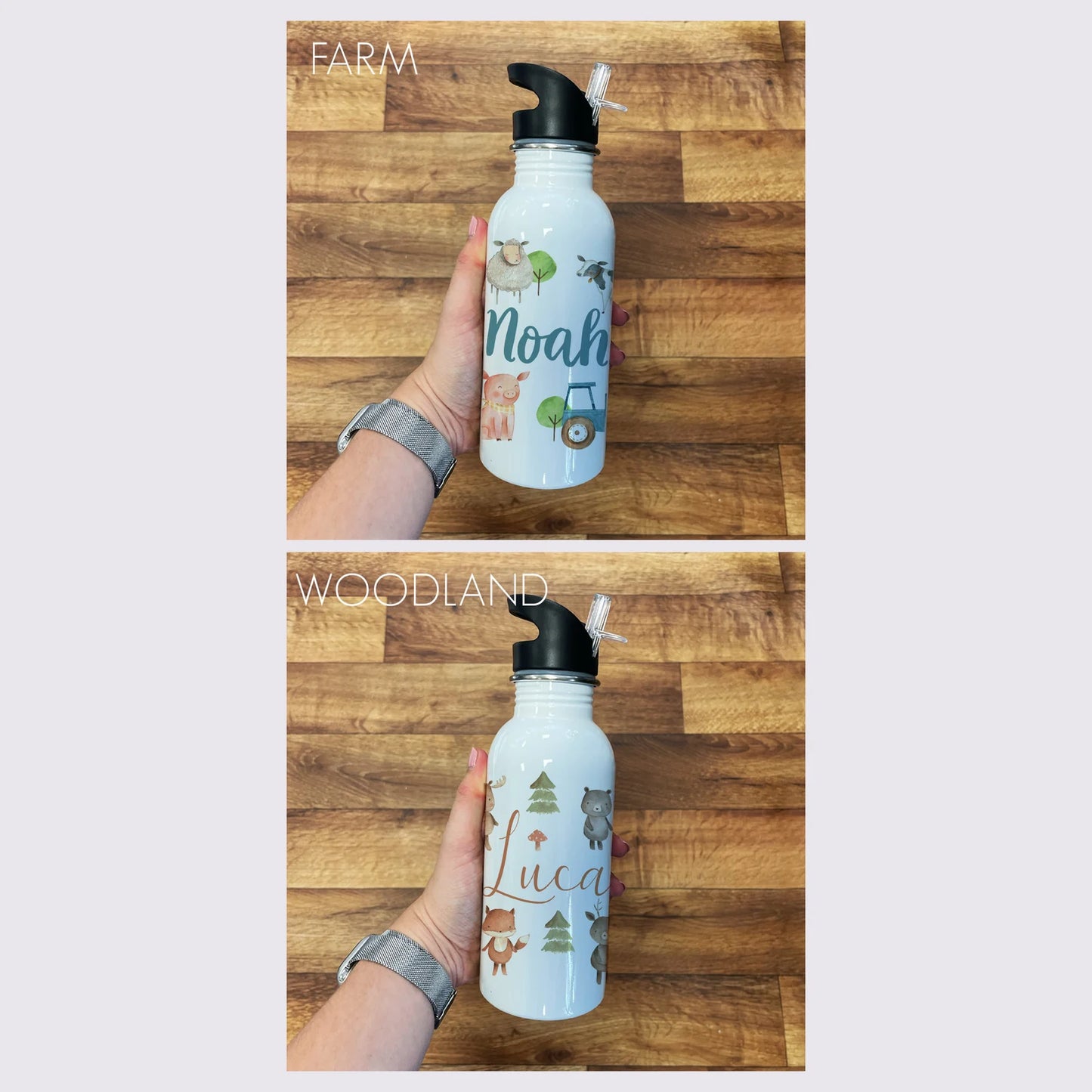 Personalised Boys Water Bottle