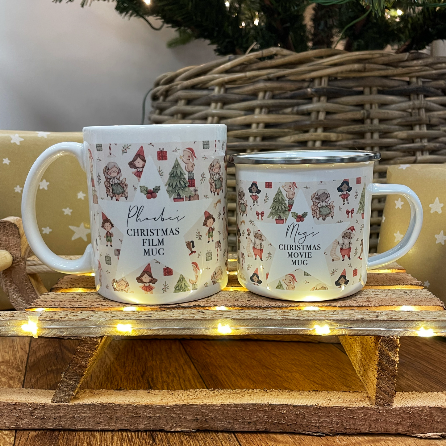 Personalised Christmas Movie  Mug