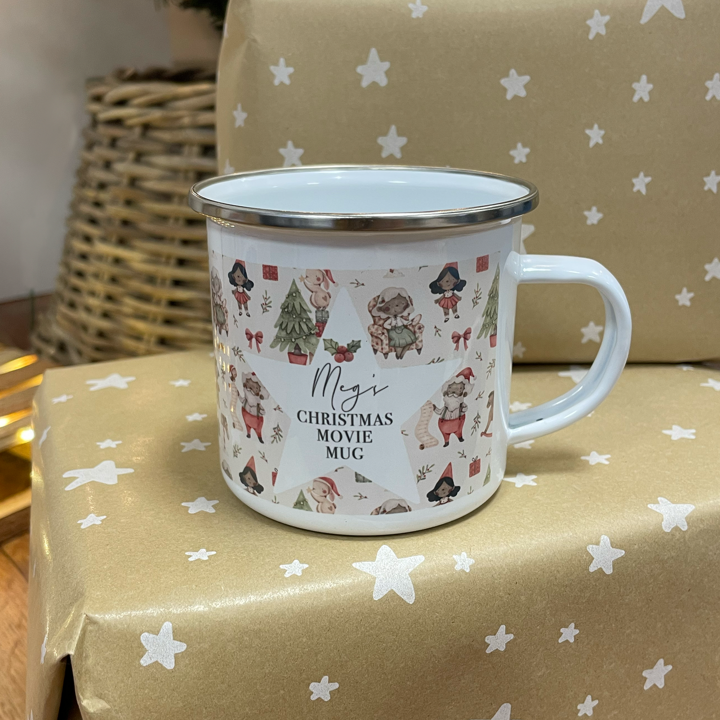 Personalised Christmas Movie  Mug