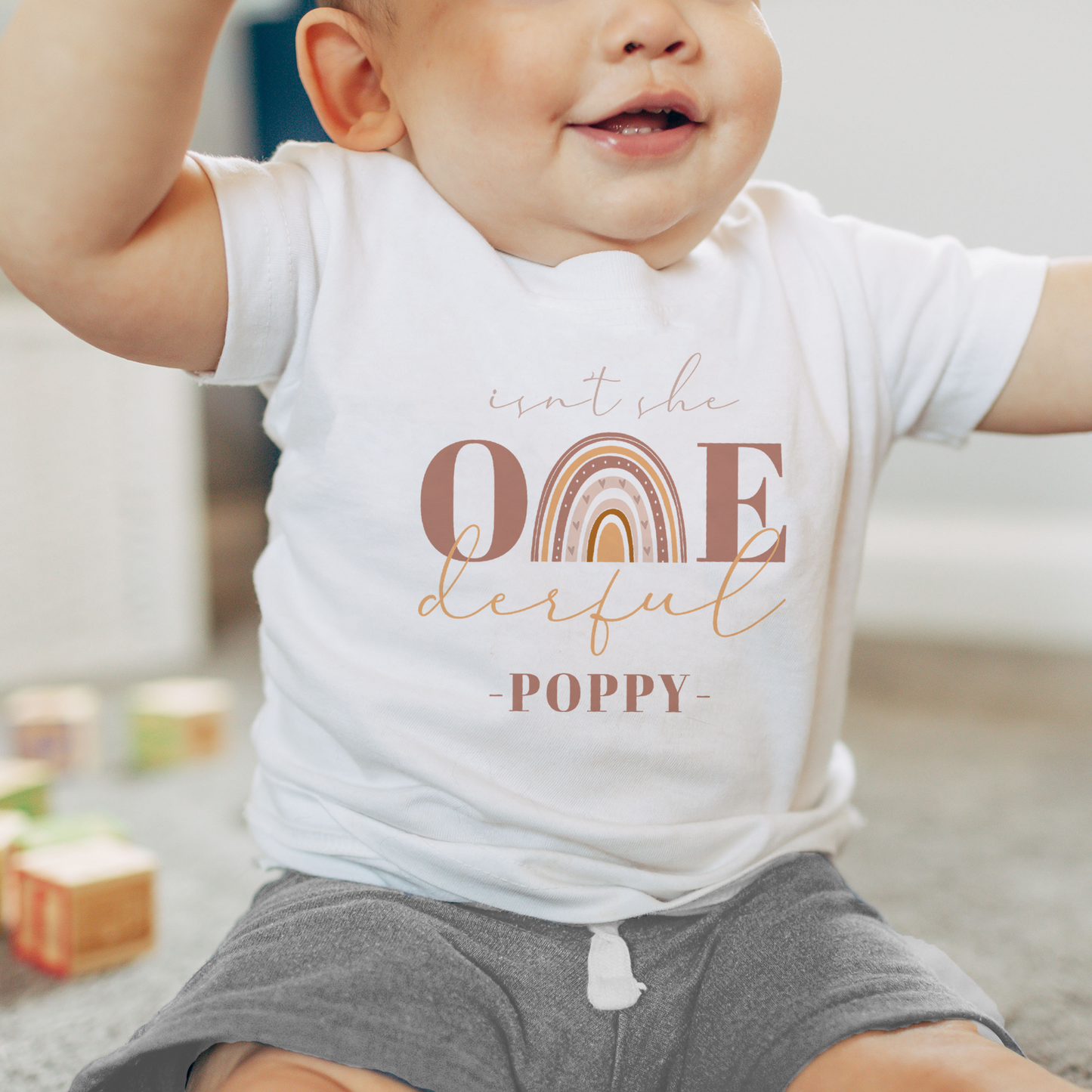 Personalised Onederful First Birthday T-Shirt & Baby Vest