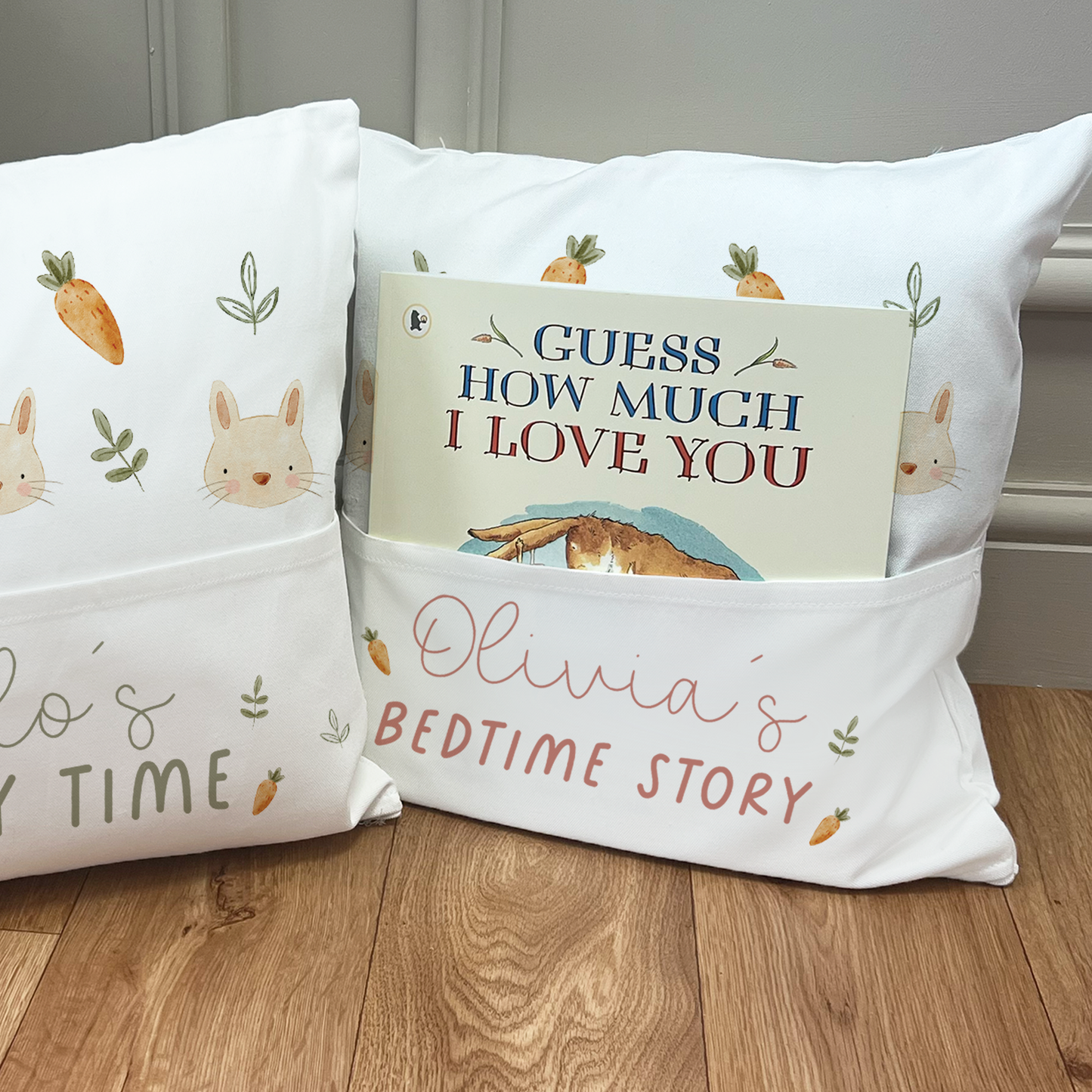 Personalised Easter Book Cushion