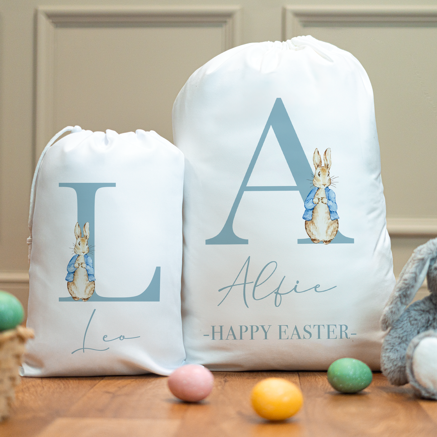 Personalised Easter Rabbit Easter Sacks