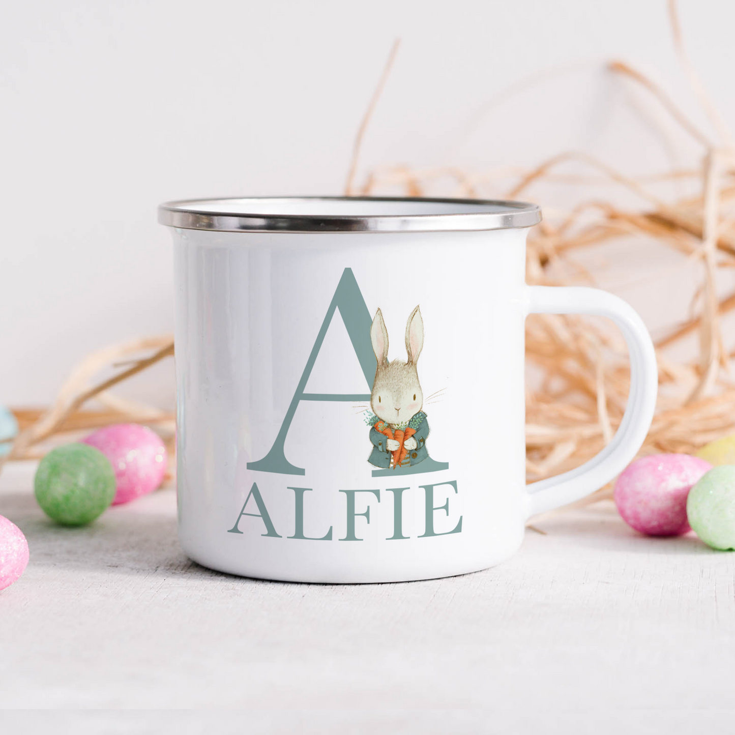 Personalised Easter Bag & Mug Gift Set
