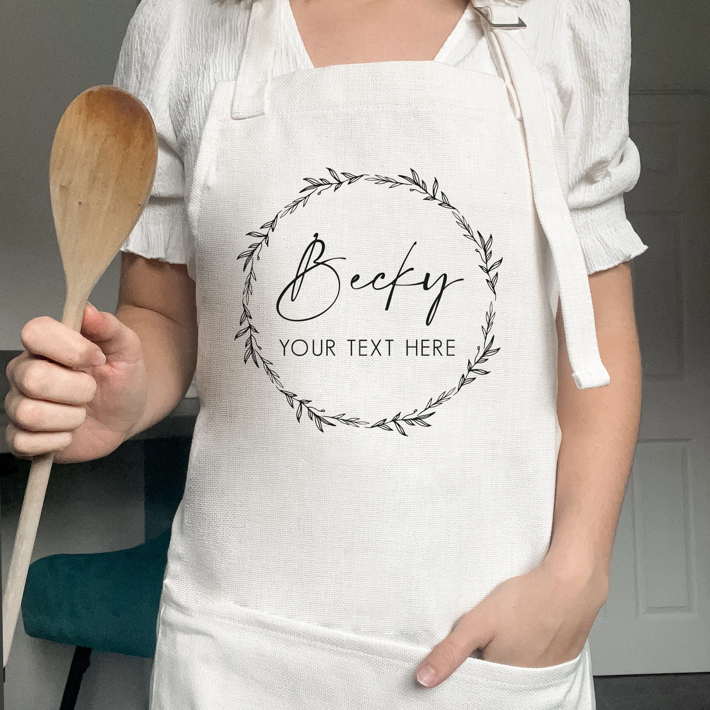 Personalised Head Chef Apron & Chefs Hat Set